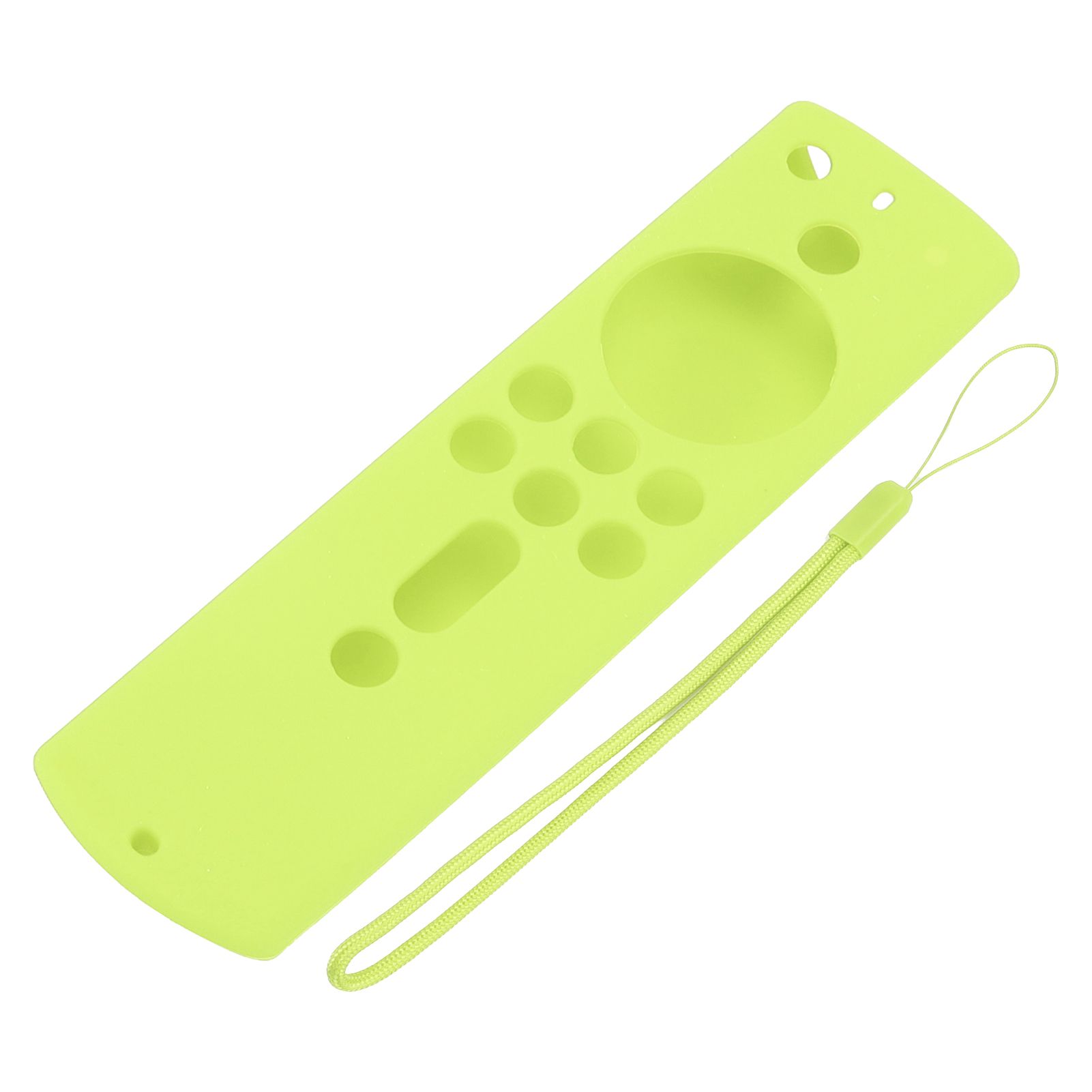 Silicone Protective Case for Fire TV Stick 4K 2018 Remote Control Shockproof Anti Slip Protective Cover Fluorescent Green - Image 1