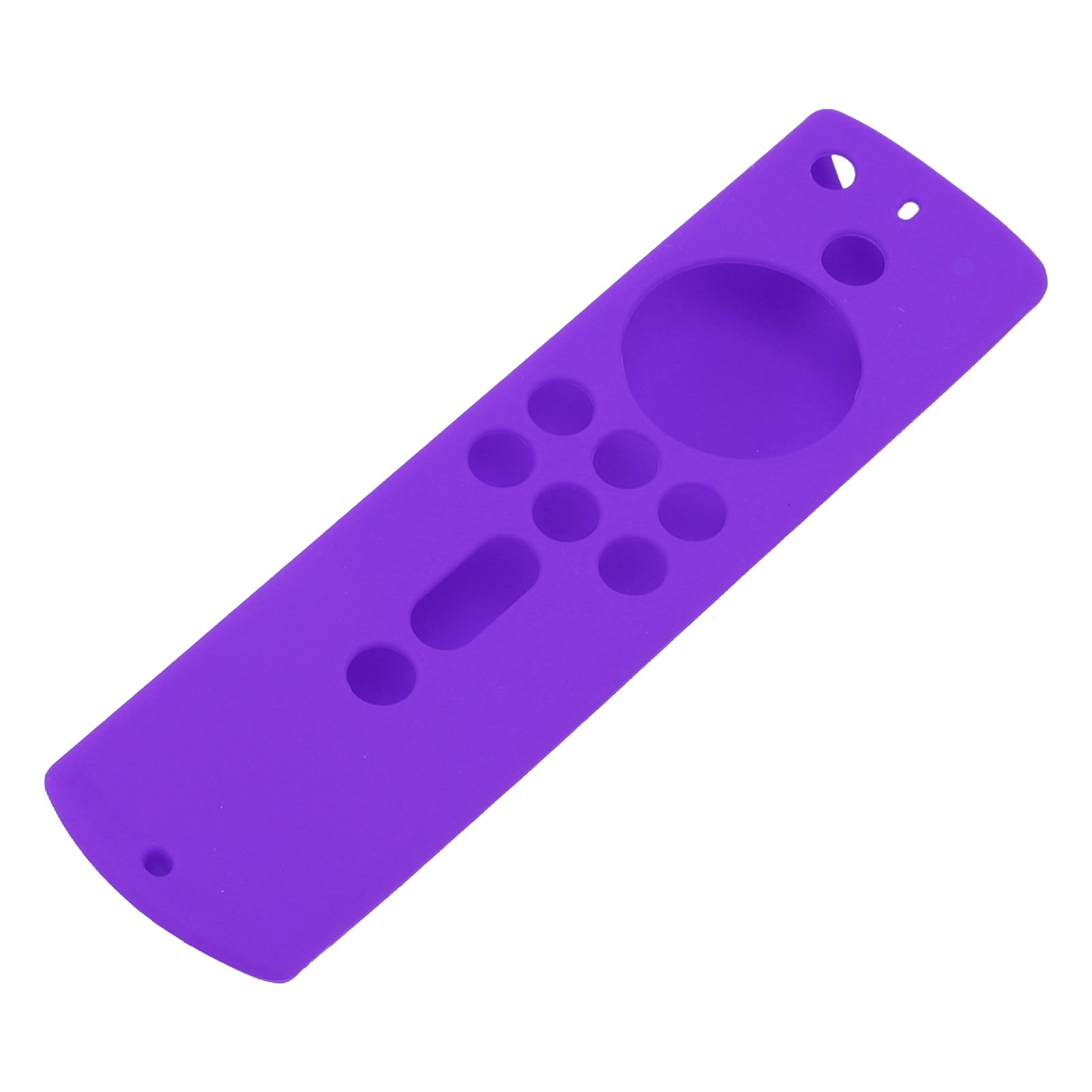 Silicone Protective Case for Fire TV Stick 4K 2018 Remote Control Shockproof Anti Slip Protective Cover Purple - Image 2