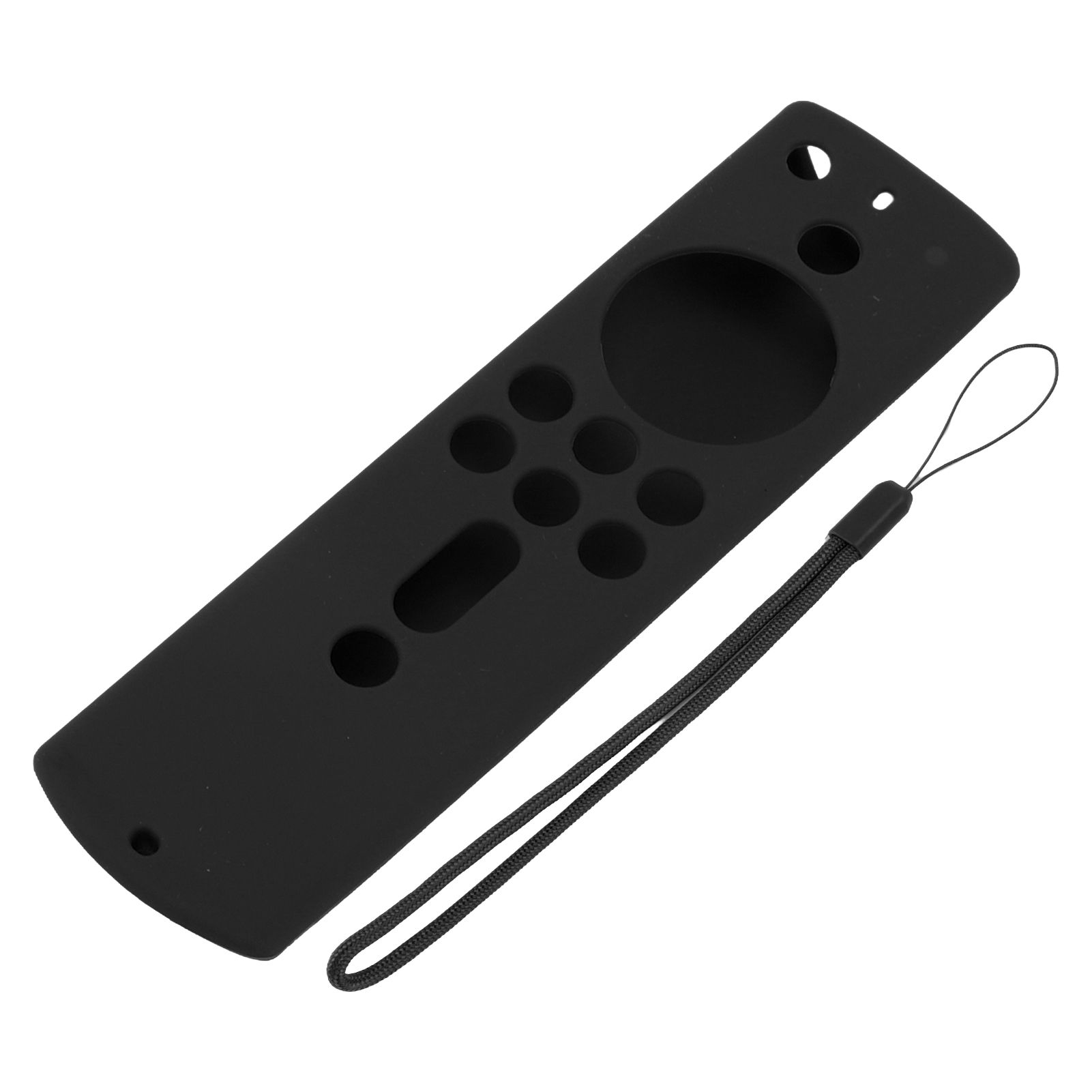 Silicone Protective Case for Fire TV Stick 4K 2018 Remote Control Shockproof Anti Slip Protective Cover Black - Image 1