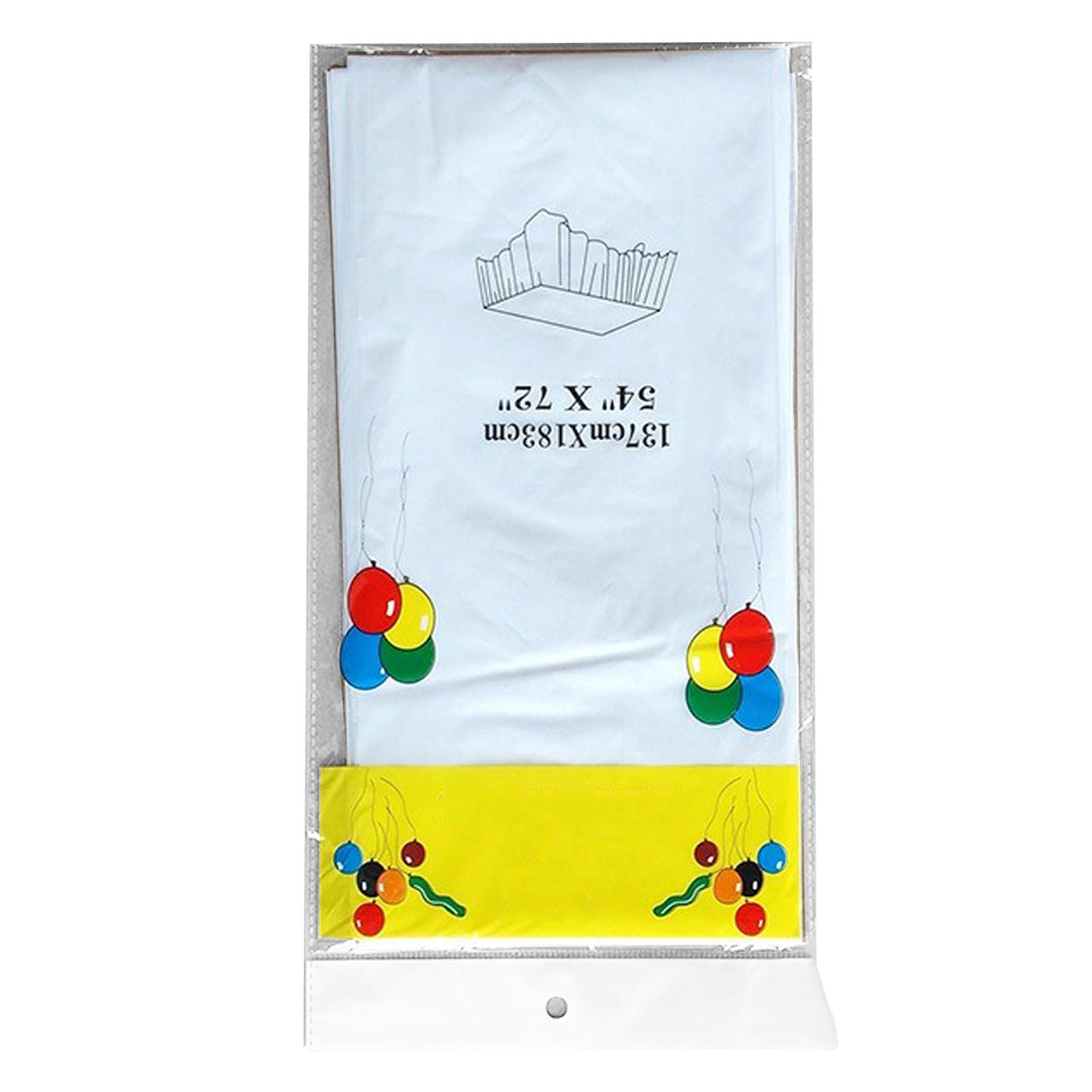 5Pcs Disposable Tablecloth White 137x183cm PE Protective Table Cloth for Wedding Party Tablecloth - Image 4