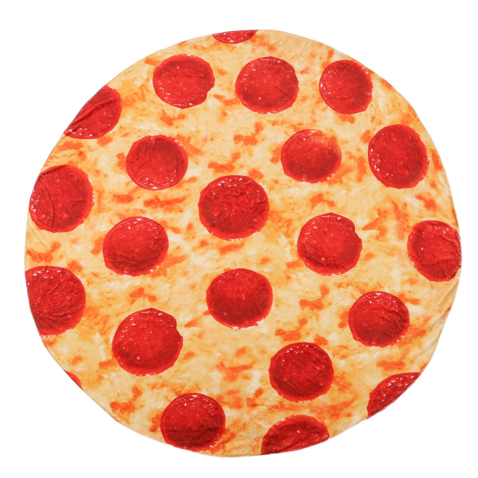 Pizza Blanket for Adults and Kids Soft Flannel Throw Blanket Comfortable Vivid Funny Food Throw for Home - Image 1