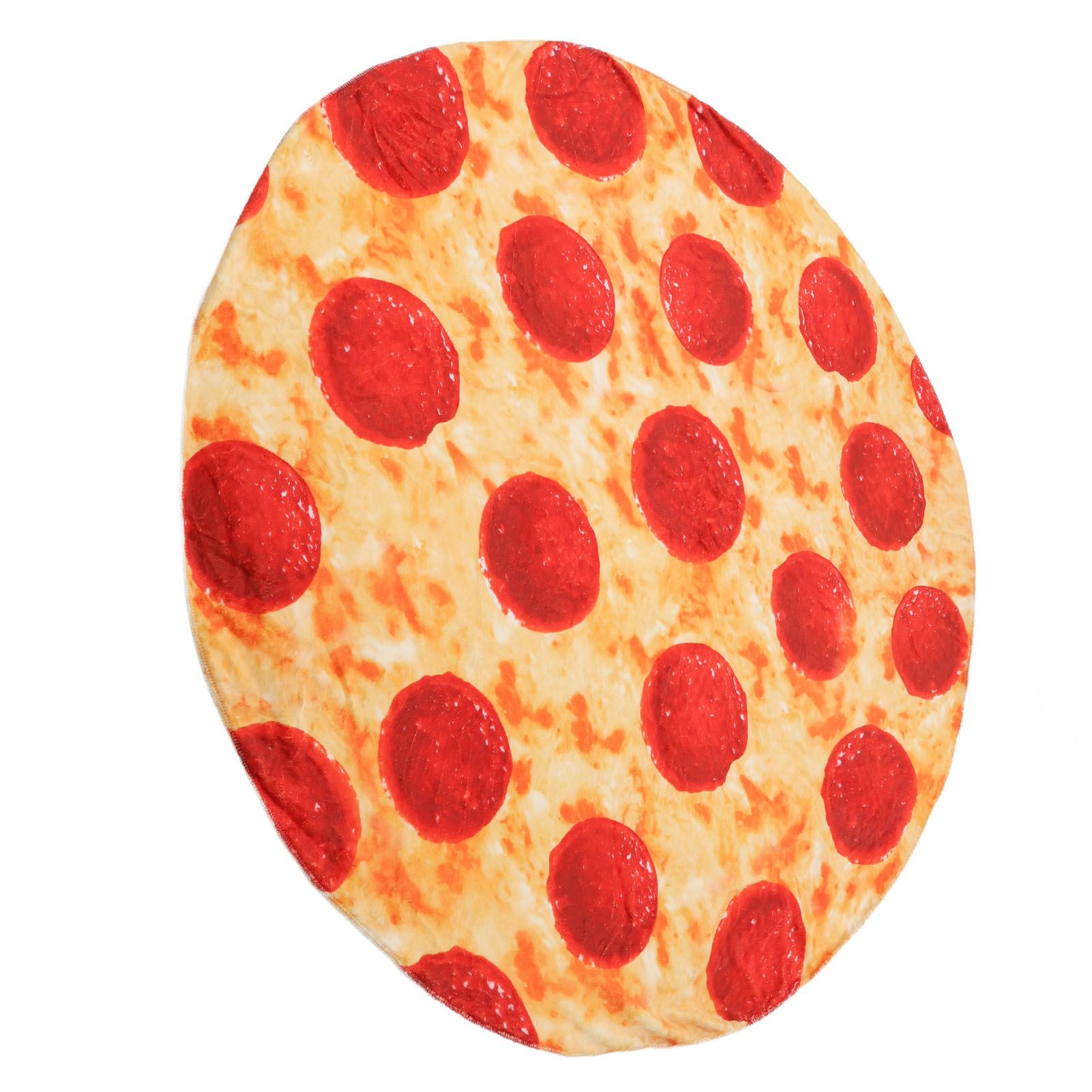 Pizza Blanket for Adults and Kids Soft Flannel Throw Blanket Comfortable Vivid Funny Food Throw for Home - Image 4