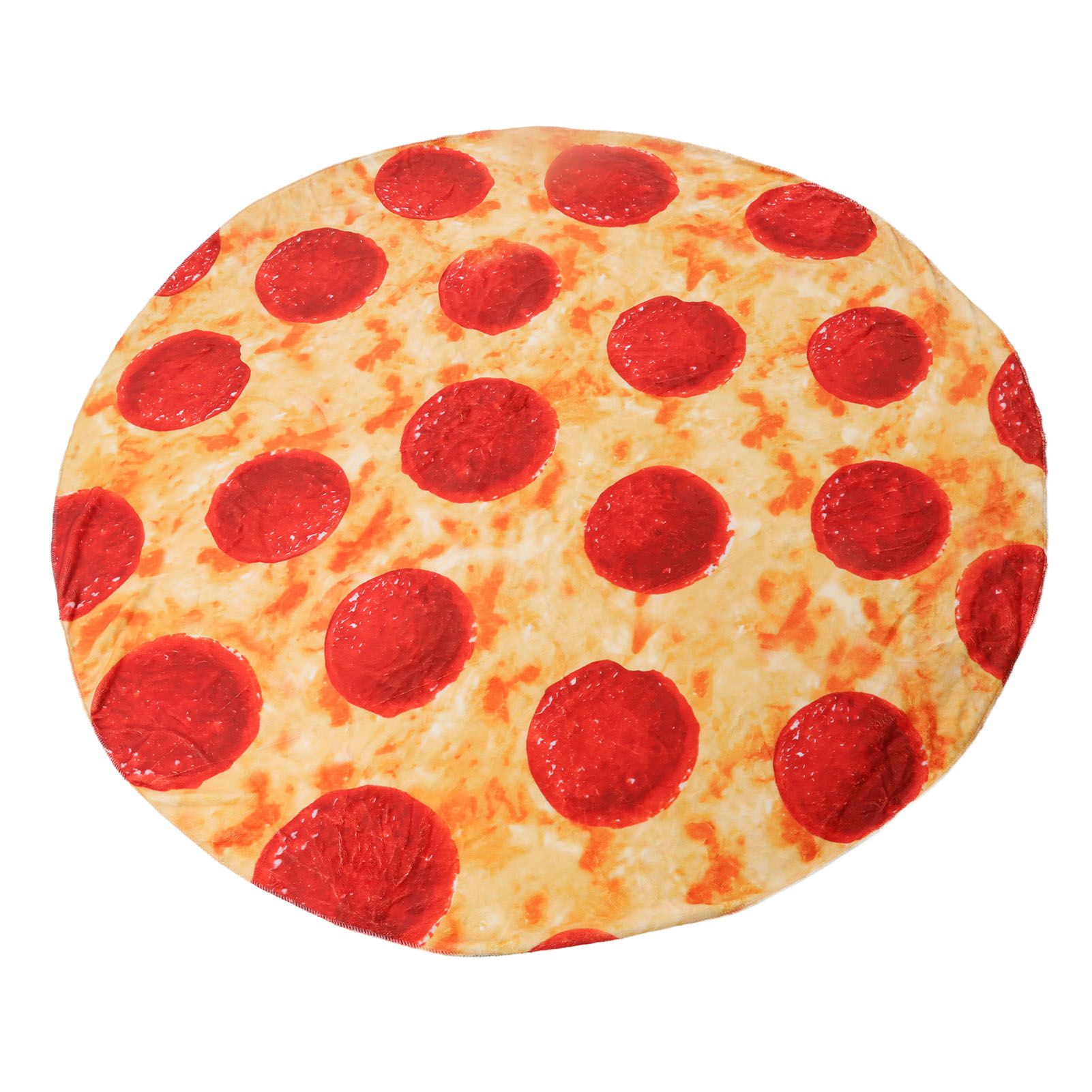 Pizza Blanket for Adults and Kids Soft Flannel Throw Blanket Comfortable Vivid Funny Food Throw for Home - Image 5