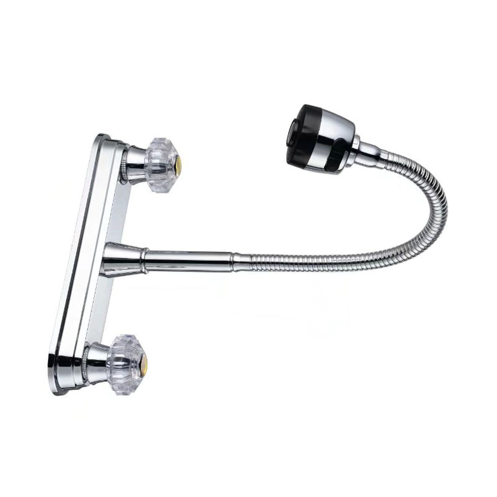 Kitchen Sink Faucet with Pull Down Sprayer Cold and Hot Water Brushed Stainless Steel Faucet Water Tap - Image 2