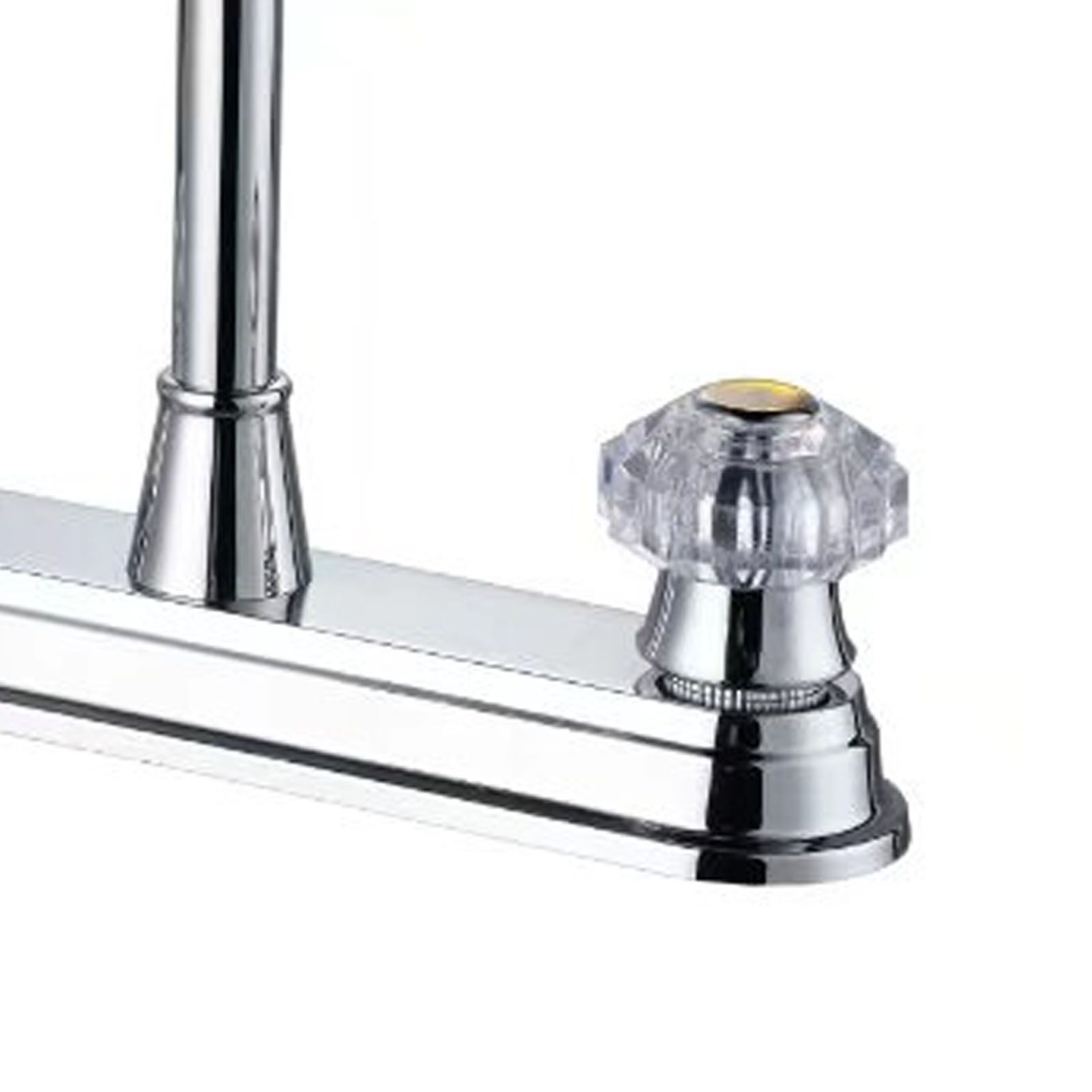 Kitchen Sink Faucet with Pull Down Sprayer Cold and Hot Water Brushed Stainless Steel Faucet Water Tap - Image 5