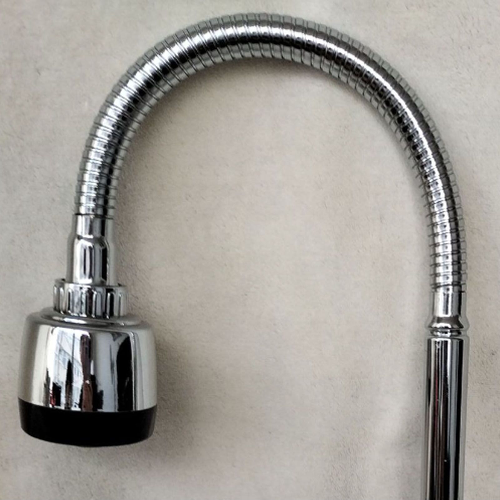 Kitchen Sink Faucet with Pull Down Sprayer Cold and Hot Water Brushed Stainless Steel Faucet Water Tap - Image 8