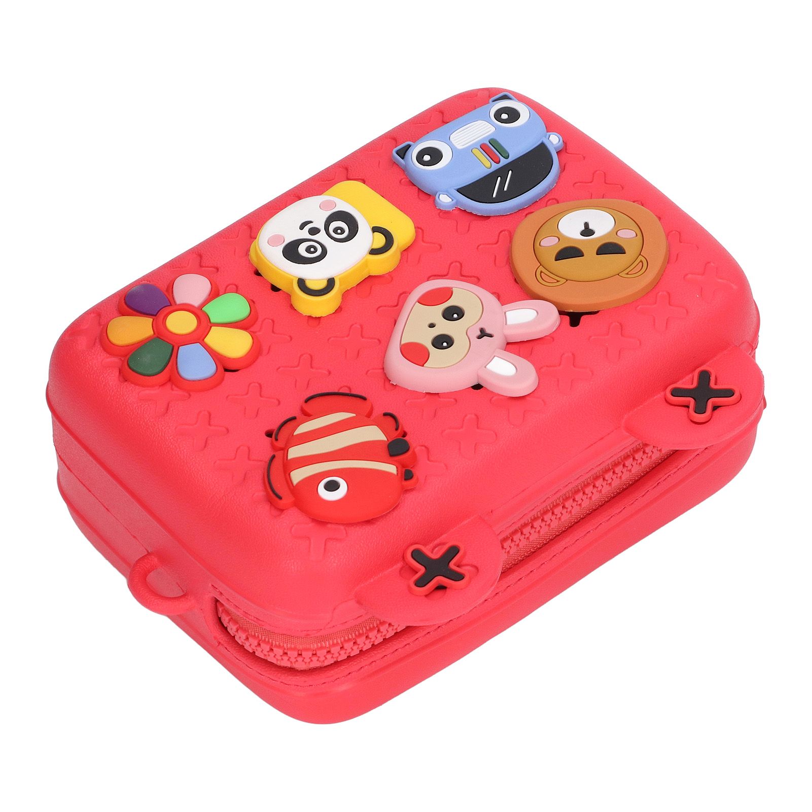 Cartoon Camera Shoulder Bags Children's Camera Protector Bag for Kids Birthday Gift Red - Image 7