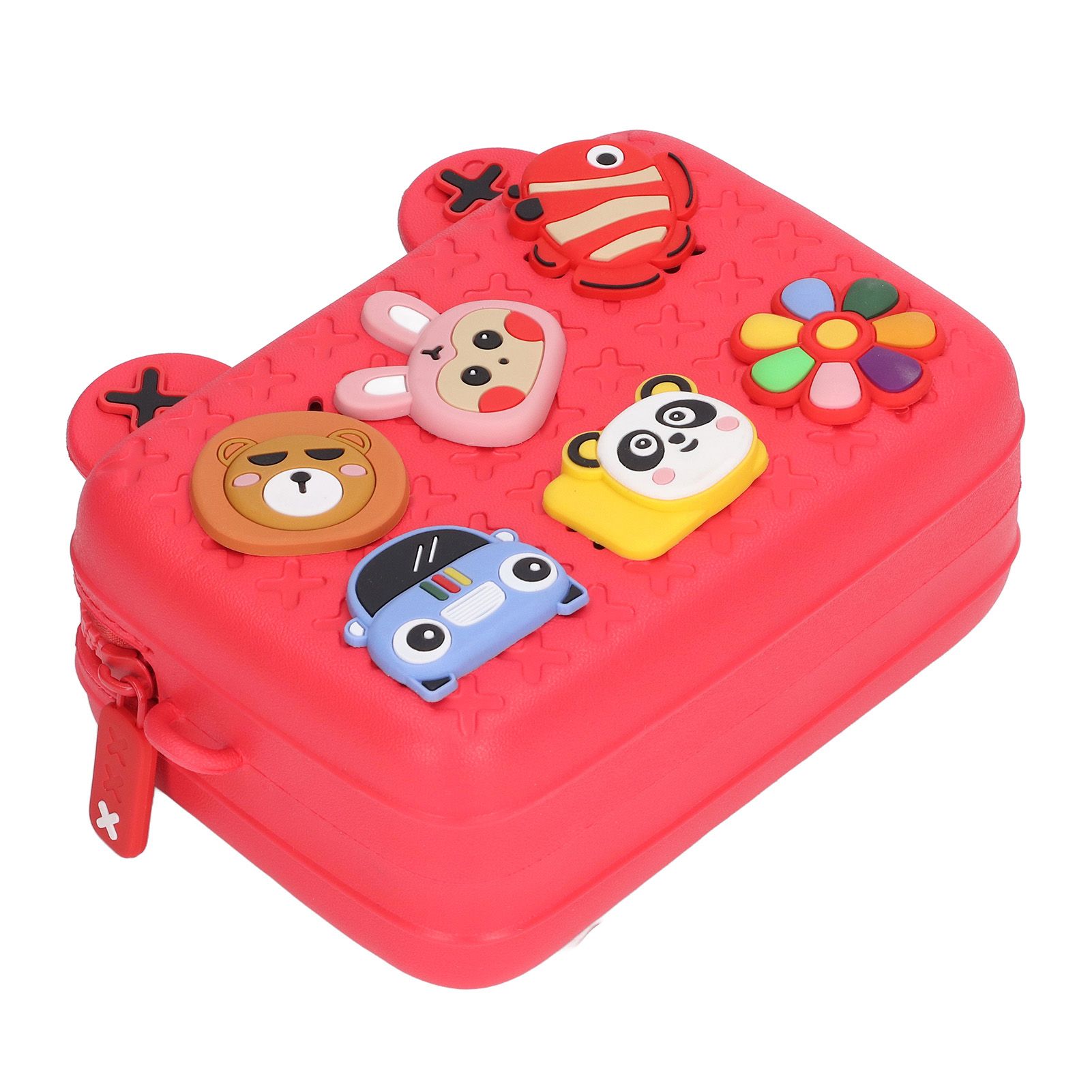 Cartoon Camera Shoulder Bags Children's Camera Protector Bag for Kids Birthday Gift Red - Image 8