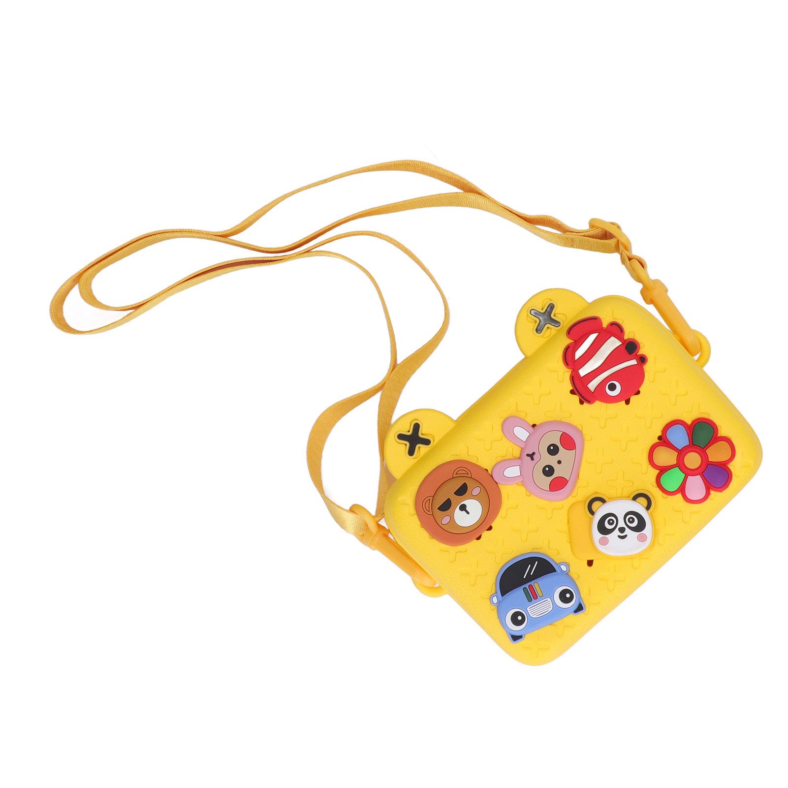 Cartoon Camera Shoulder Bags Children's Camera Protector Bag for Kids Birthday Gift Yellow - Image 6