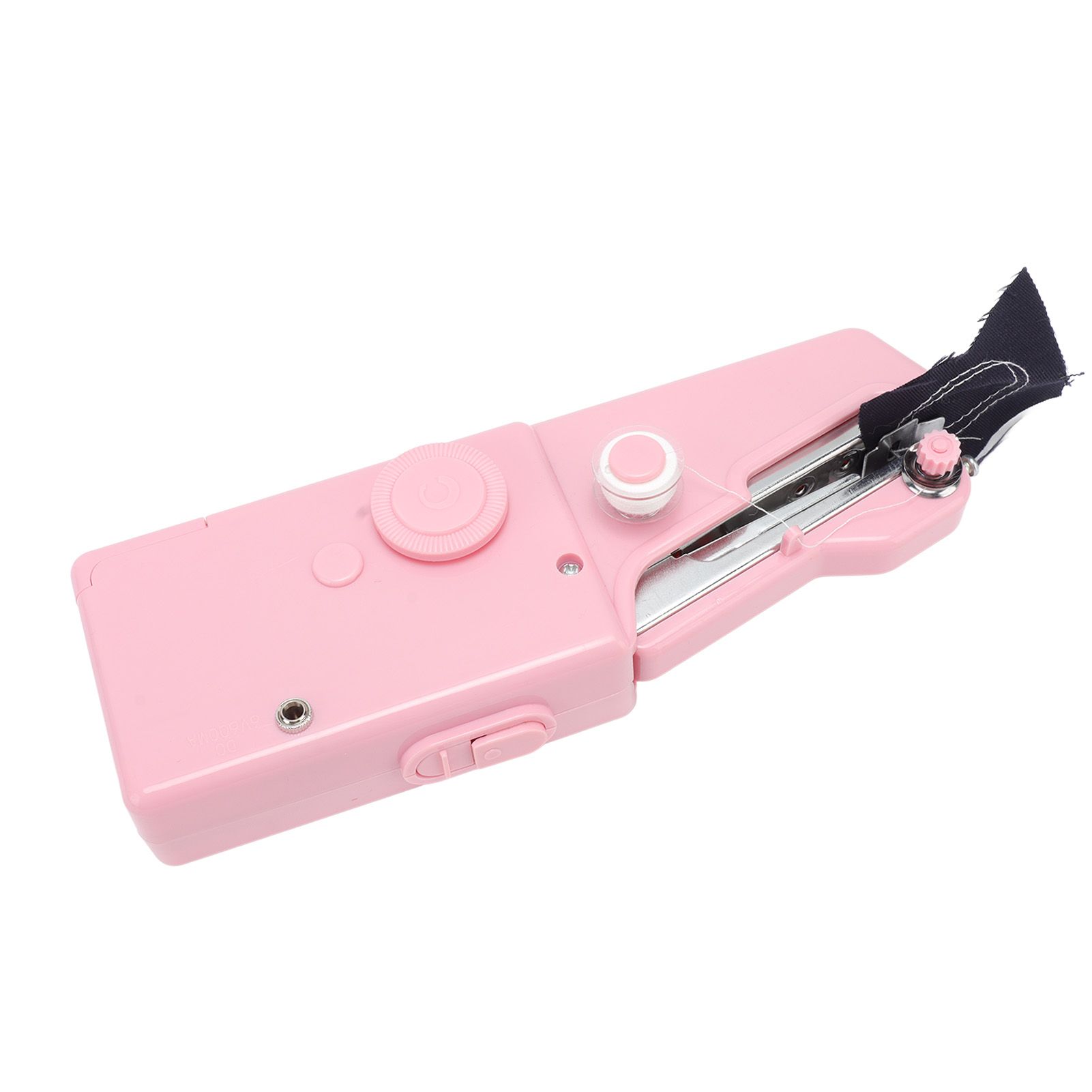 Handheld Sewing Machine Smoothing Stitching Portable Electric Sewing Tool for Home Travel Pink - Image 2