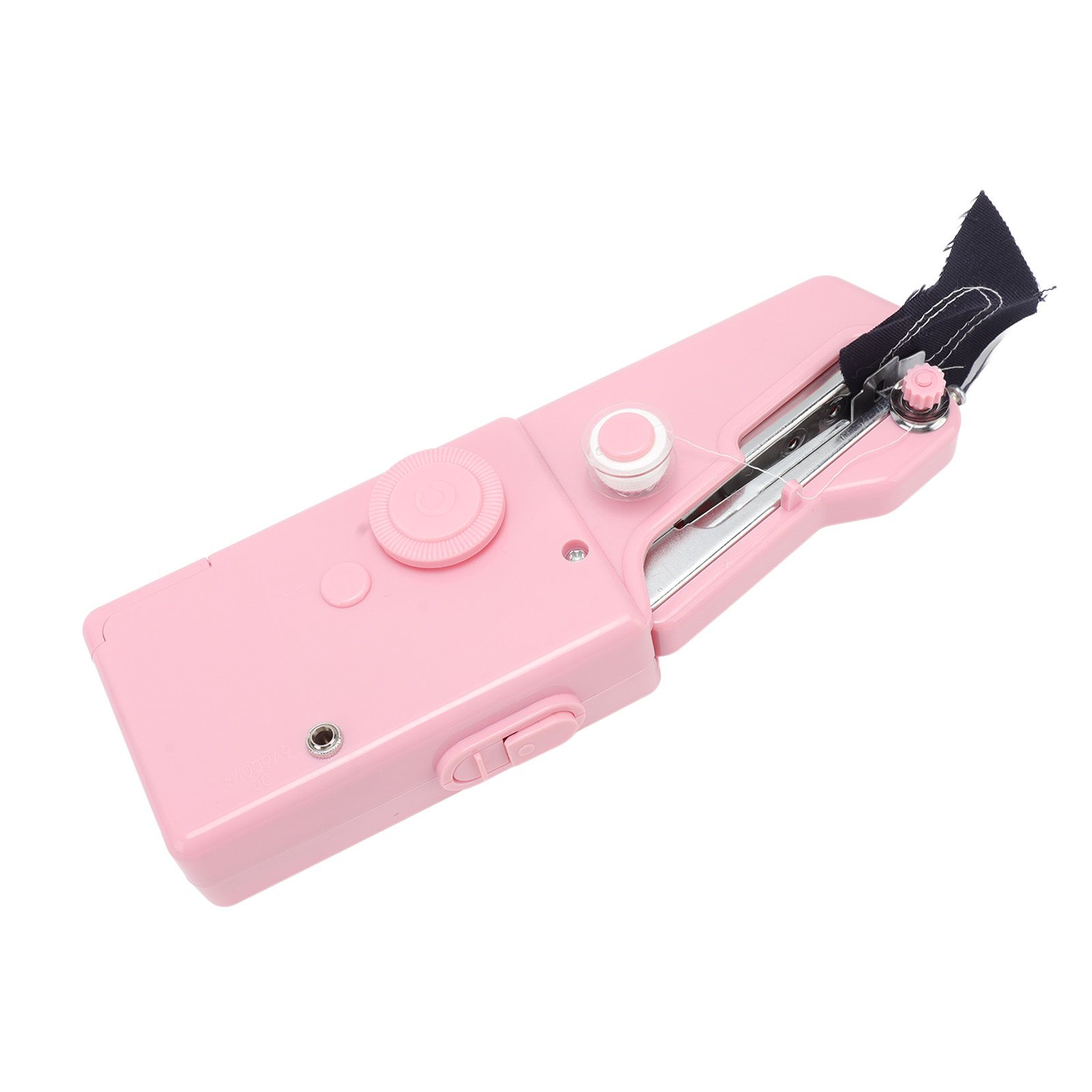 Handheld Sewing Machine Smoothing Stitching Portable Electric Sewing Tool for Home Travel Pink - Image 3