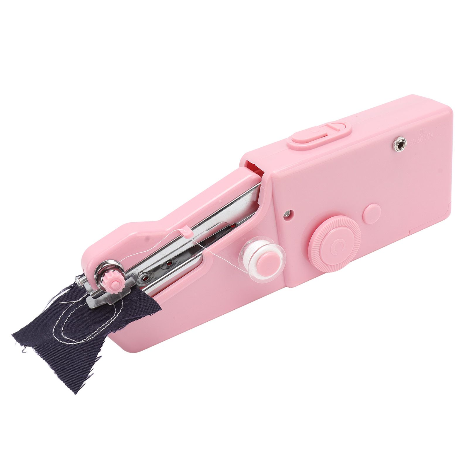 Handheld Sewing Machine Smoothing Stitching Portable Electric Sewing Tool for Home Travel Pink - Image 5