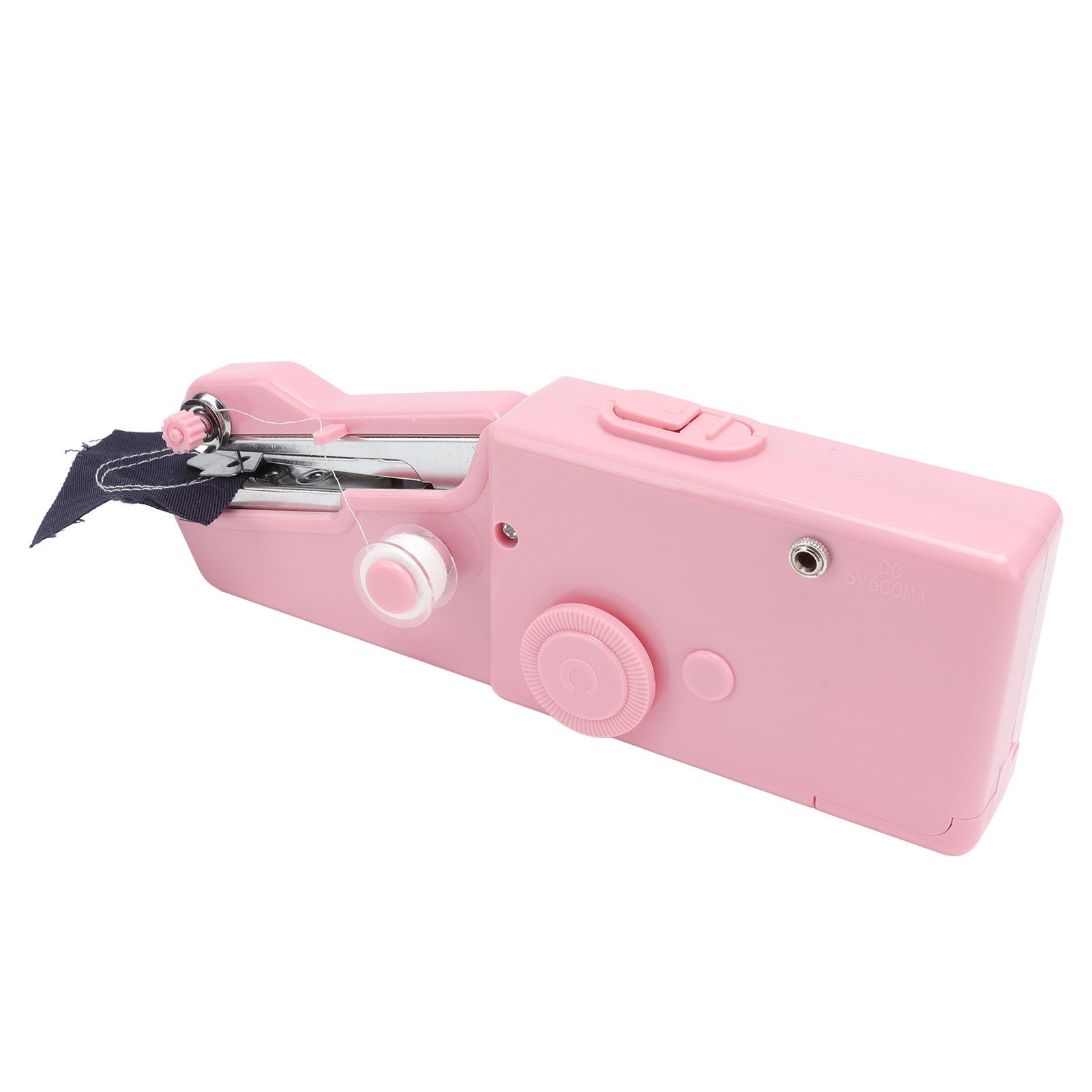 Handheld Sewing Machine Smoothing Stitching Portable Electric Sewing Tool for Home Travel Pink - Image 6