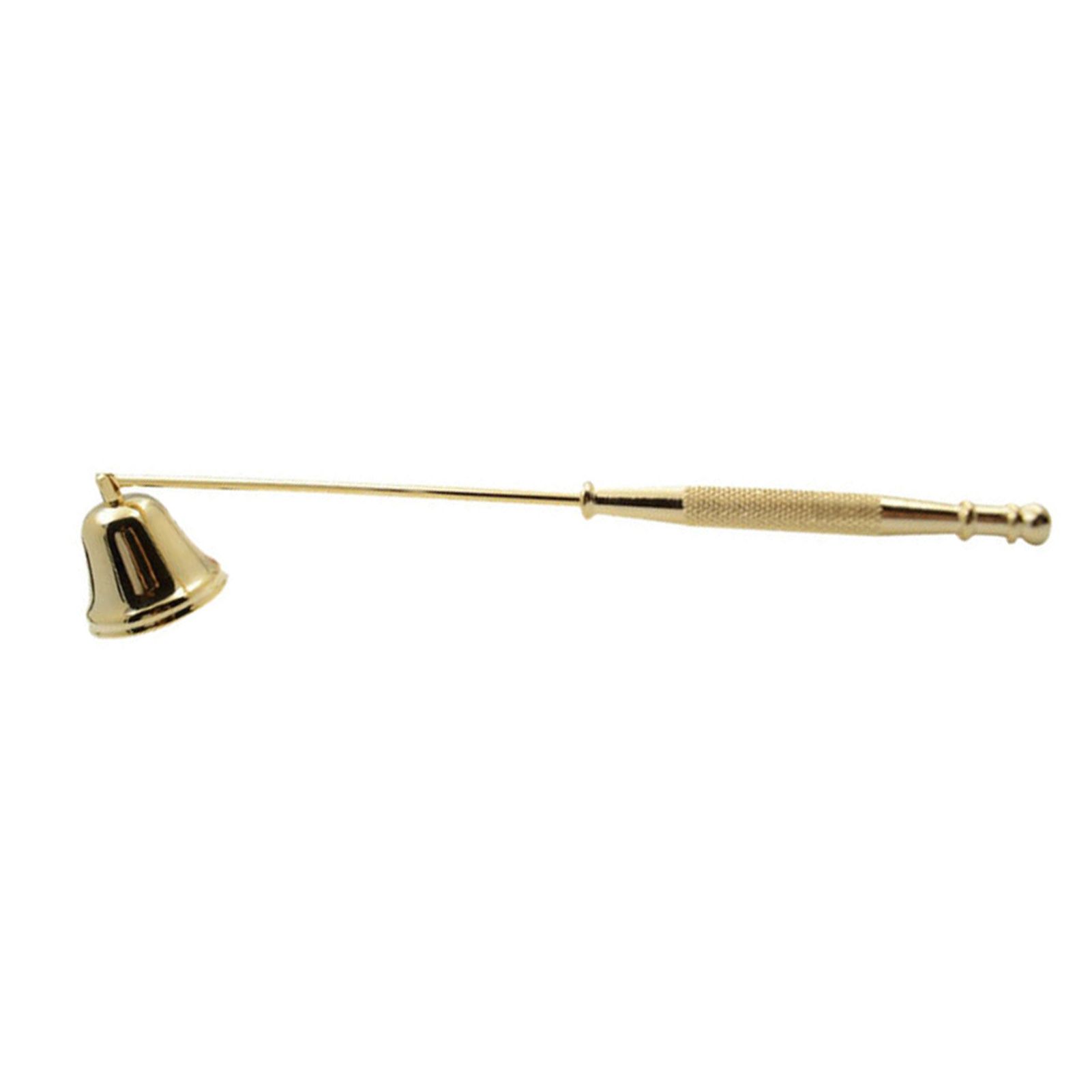 Candle Snuffer Bell Shaped Iron Electroplating Candle Extinguisher for Home Candle Tool Gold - Image 2
