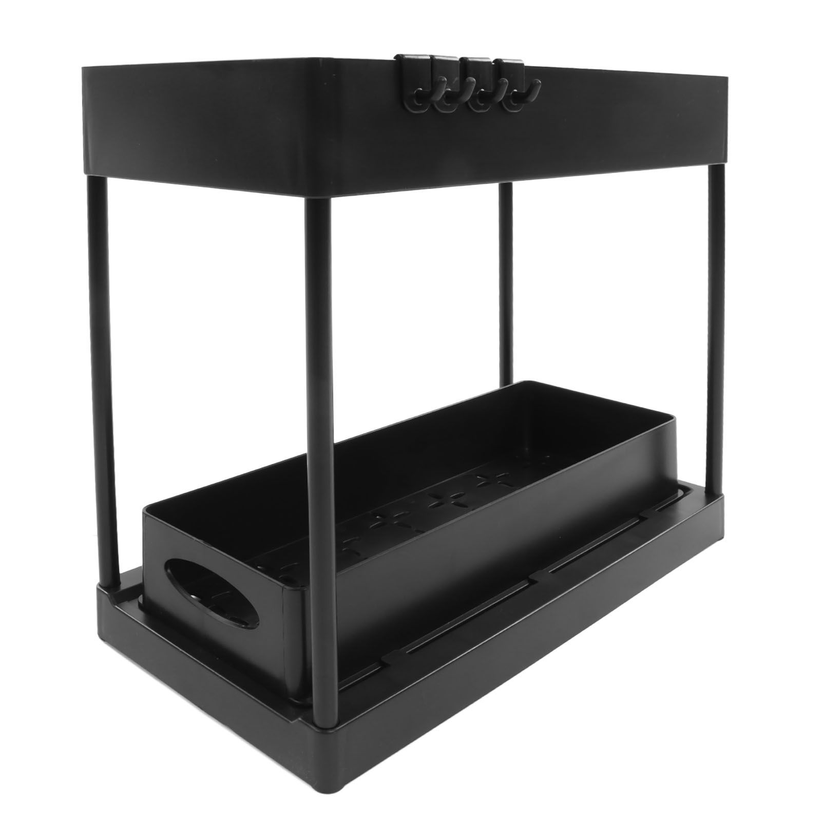 Under Sink Organizers Large Capacity Slide Out Storage Baskets for Bathrooms Kitchens Closets Laundry Rooms Offices Black - Image 5