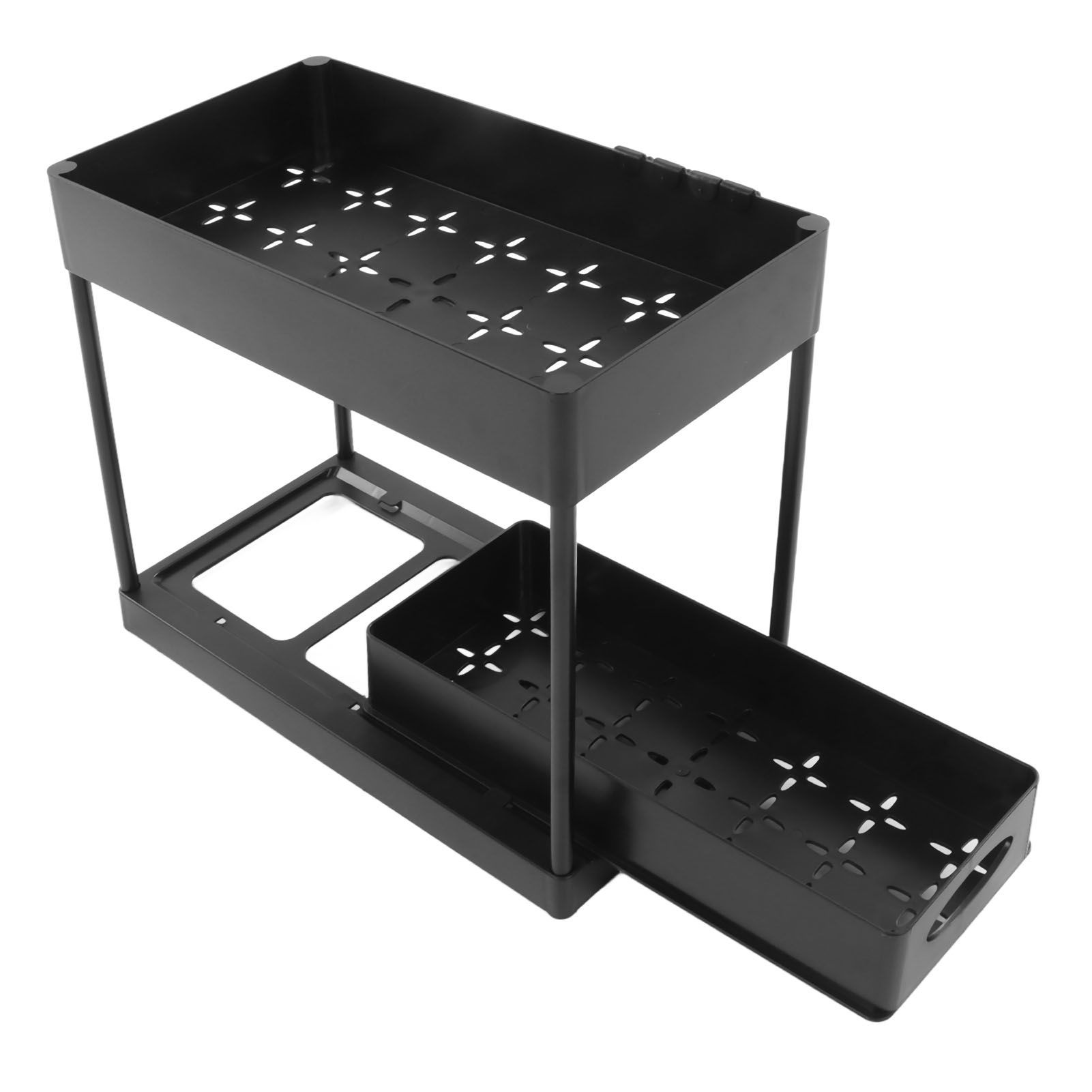 Under Sink Organizers Large Capacity Slide Out Storage Baskets for Bathrooms Kitchens Closets Laundry Rooms Offices Black - Image 6