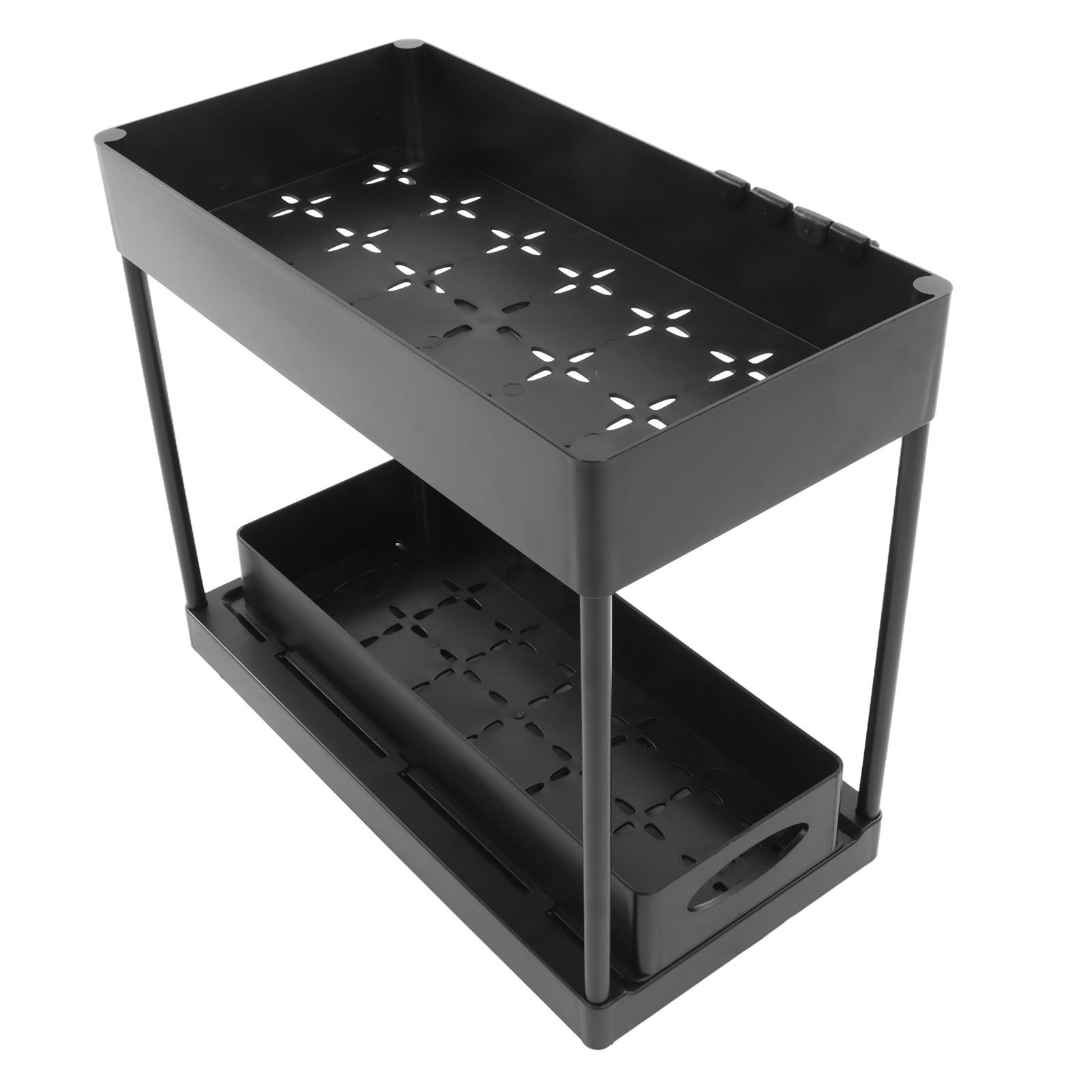 Under Sink Organizers Large Capacity Slide Out Storage Baskets for Bathrooms Kitchens Closets Laundry Rooms Offices Black - Image 7