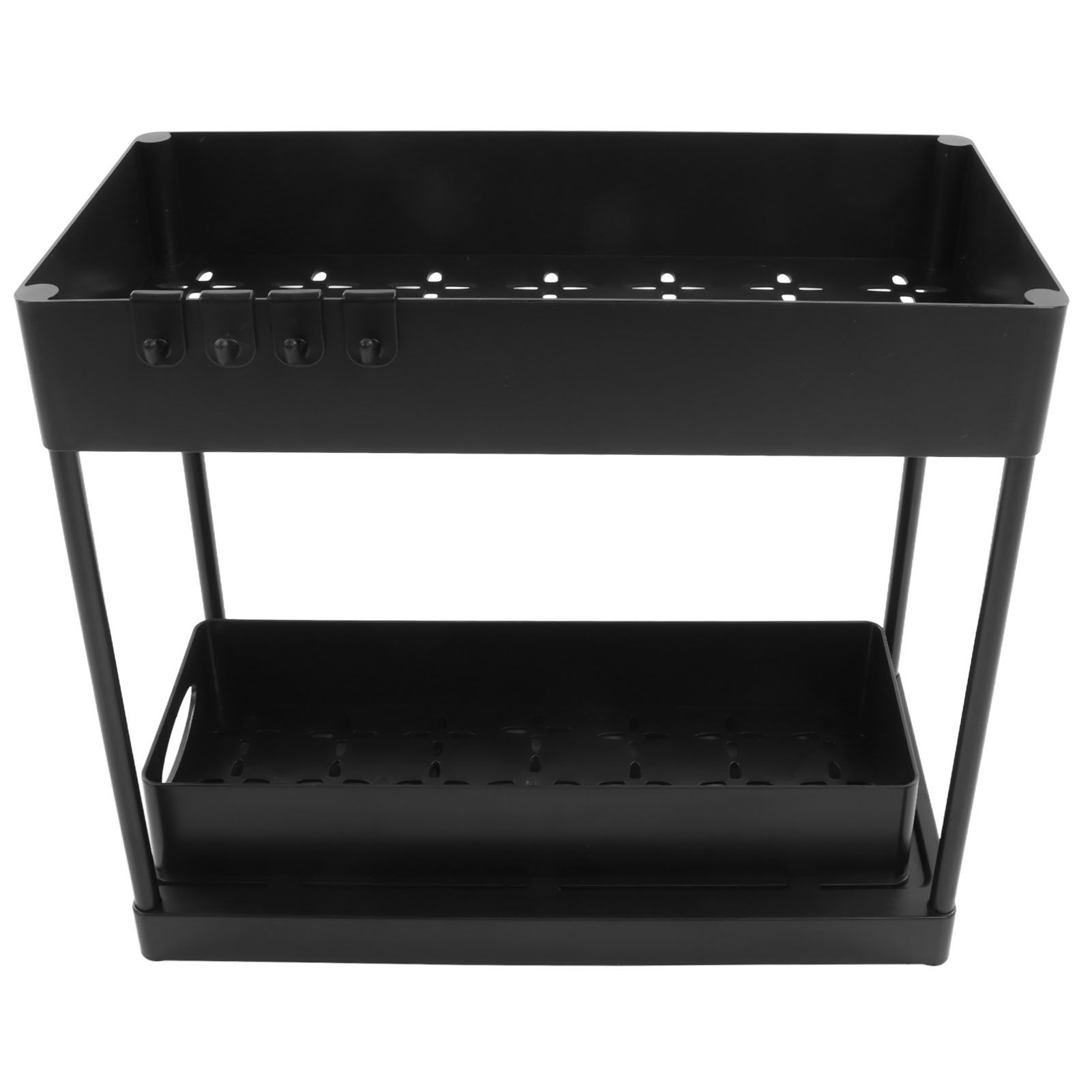 Under Sink Organizers Large Capacity Slide Out Storage Baskets for Bathrooms Kitchens Closets Laundry Rooms Offices Black - Image 8