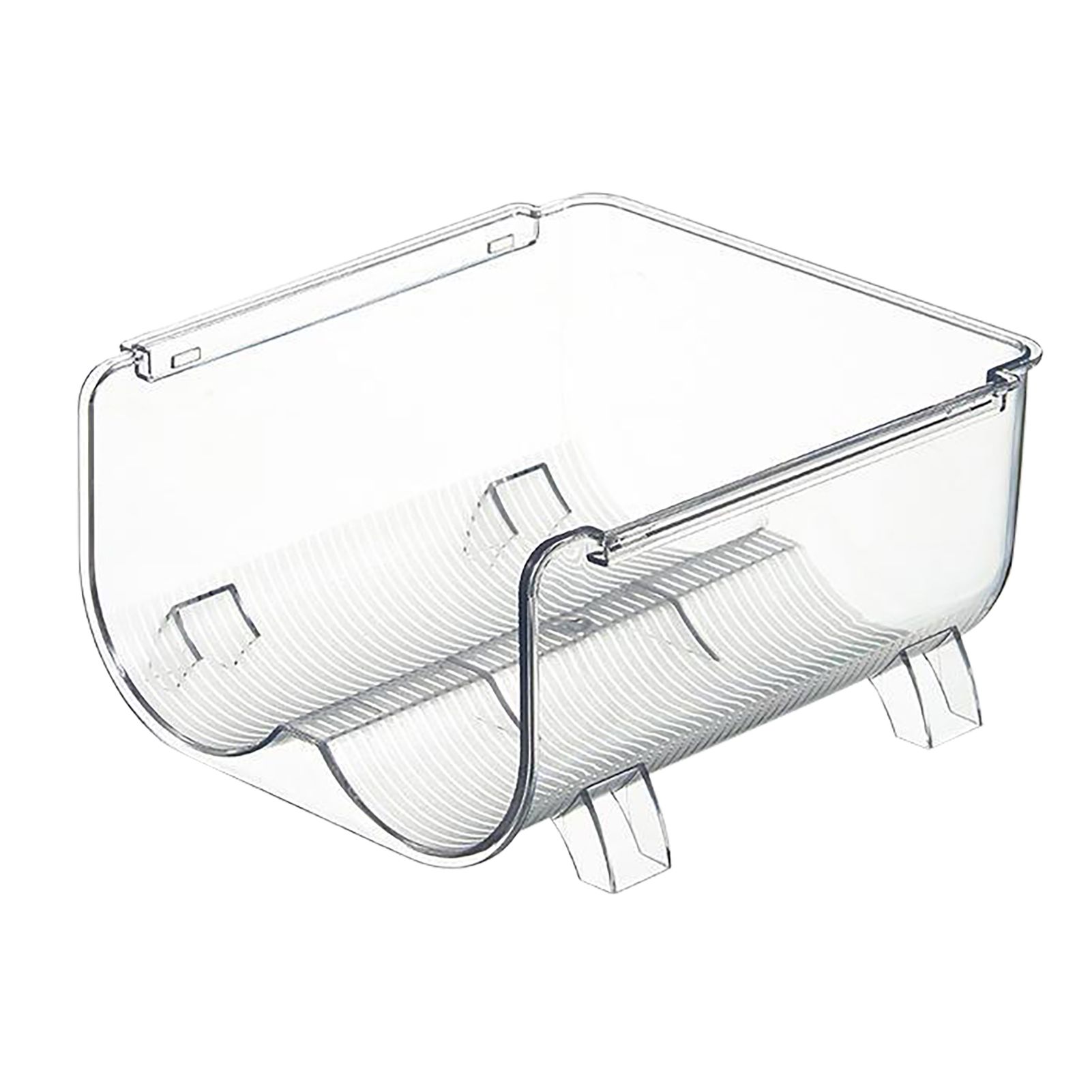 Water Bottle Organizer Transparent Stackable Space Saving Water Bottle Storage Holder Rack for Vacuum Cup 2 Grids - Image 1