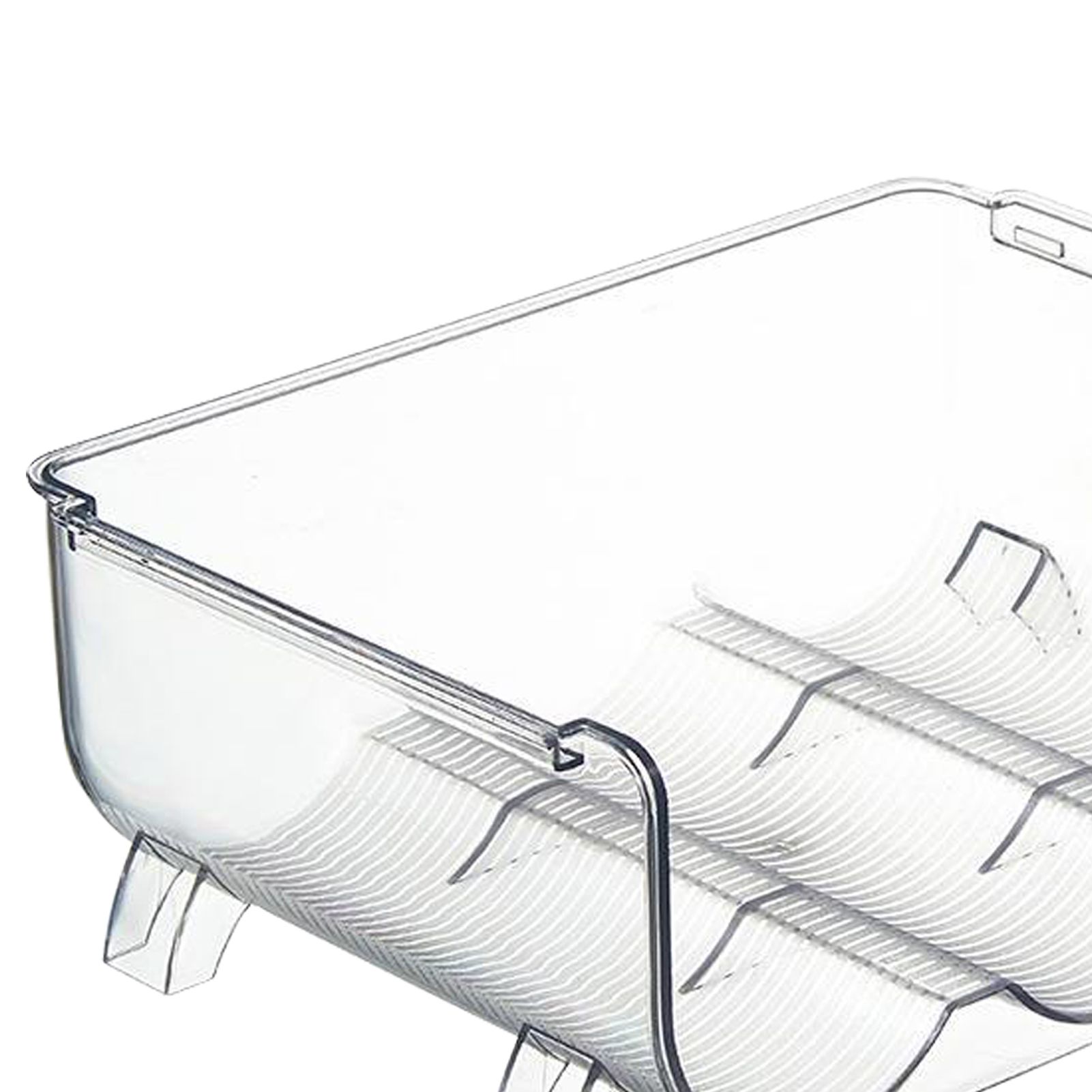 Water Bottle Organizer Transparent Stackable Space Saving Water Bottle Storage Holder Rack for Vacuum Cup 3 Grids - Image 7