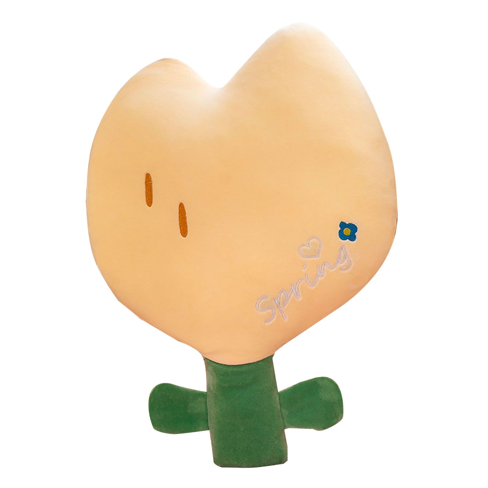 Flower Pillow Simulation Cute Cartoon Animation Flower Doll Sleeping Pillow Plush Toys Yellow L - Image 1