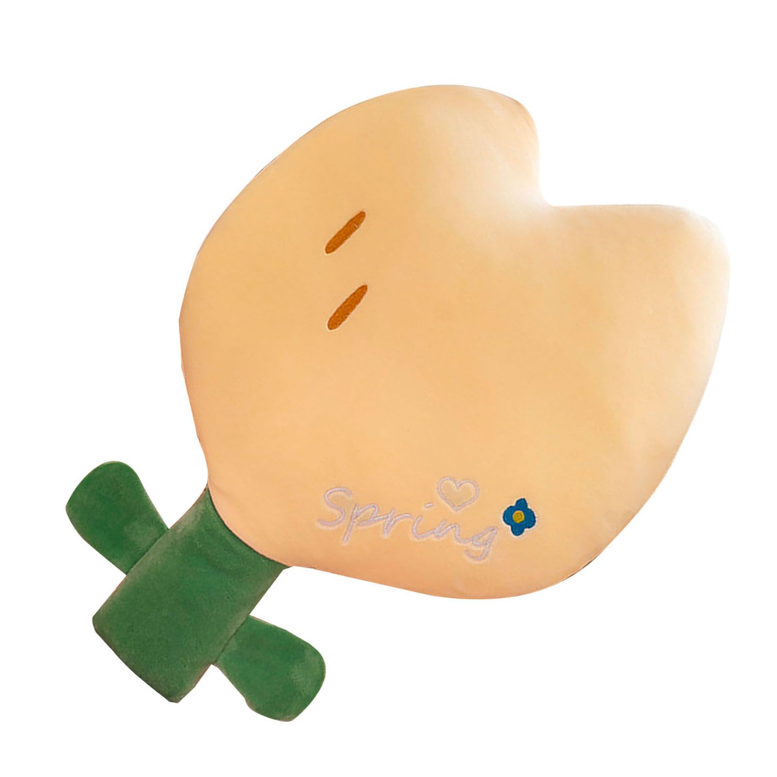 Flower Pillow Simulation Cute Cartoon Animation Flower Doll Sleeping Pillow Plush Toys Yellow L - Image 3