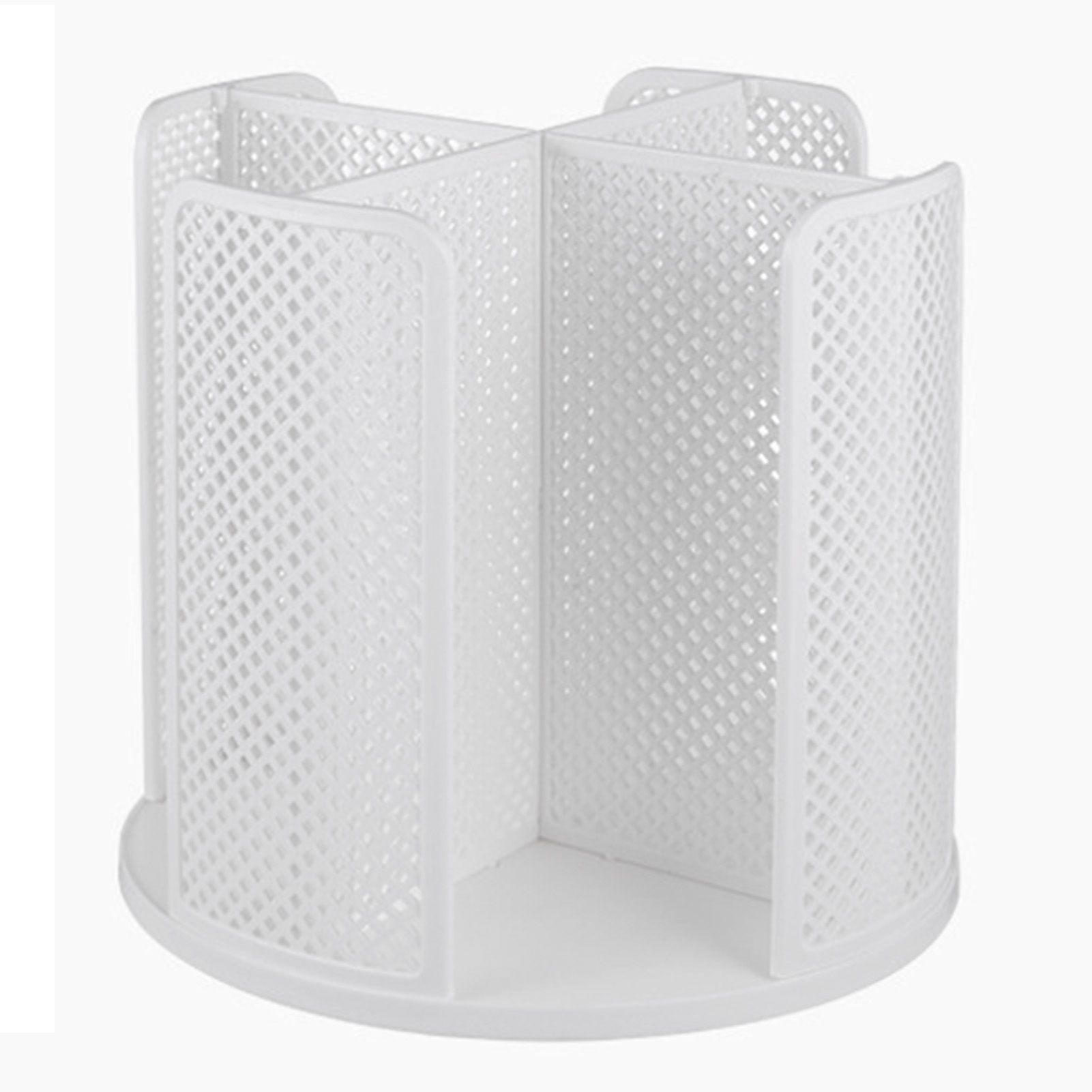 Disposable Cup Storage Organizer 4 Compartment 360 Degree Rotating Coffee Cup Dispenser for Coffee Shops Dessert Stores - Image 1