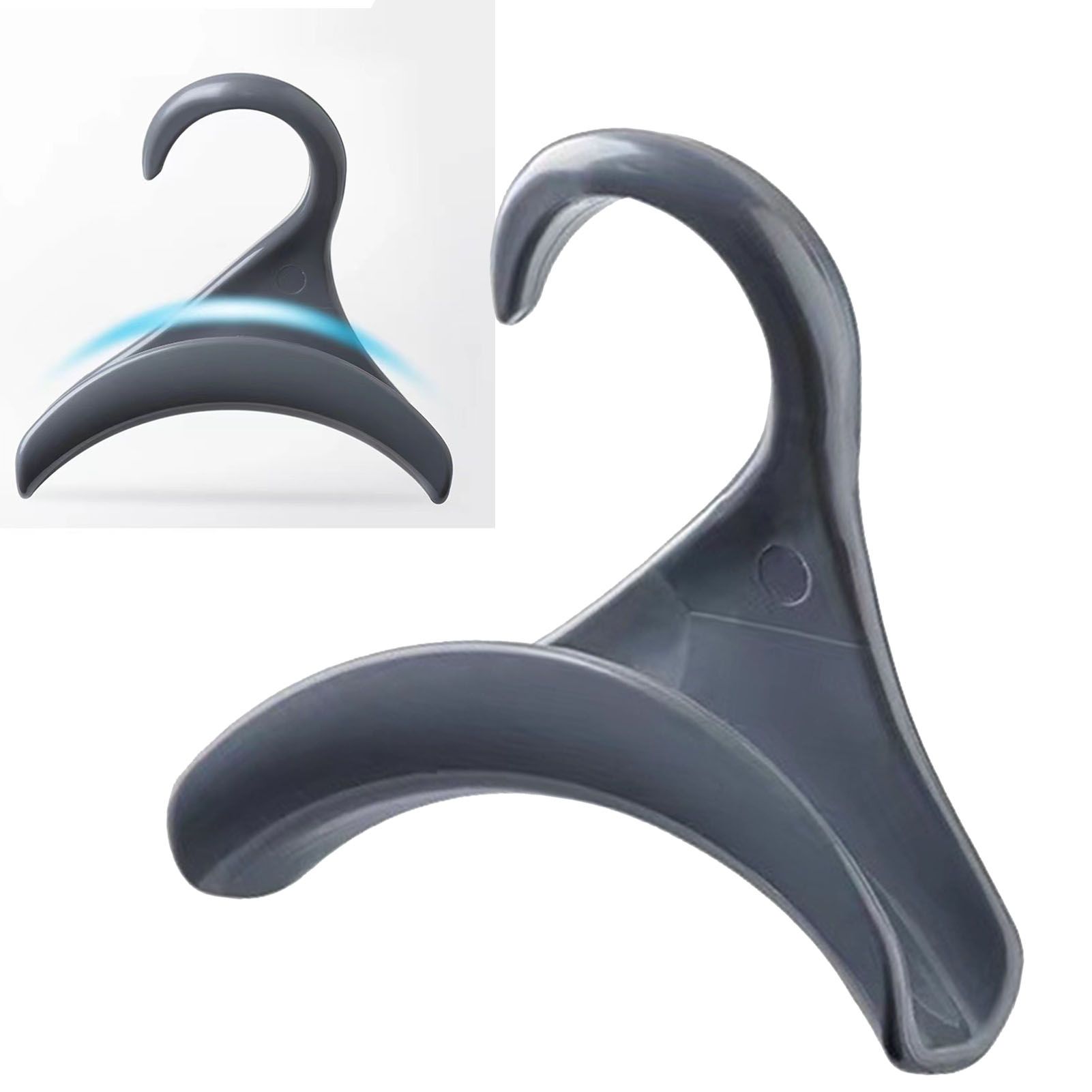 Purse Hanger Bag Arc Door Closet Hanger Hook for Satchel Coat Haversack Belt Storage Grey - Image 5
