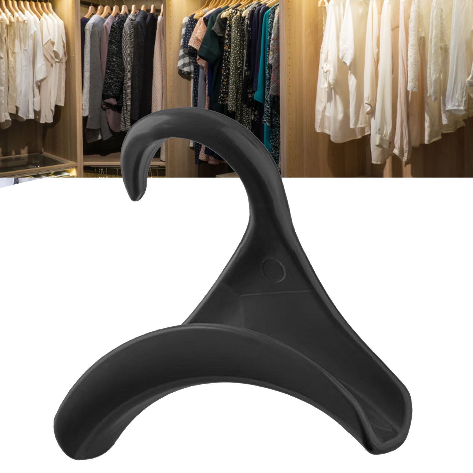 Purse Hanger Bag Arc Door Closet Hanger Hook for Satchel Coat Haversack Belt Storage Black - Image 6