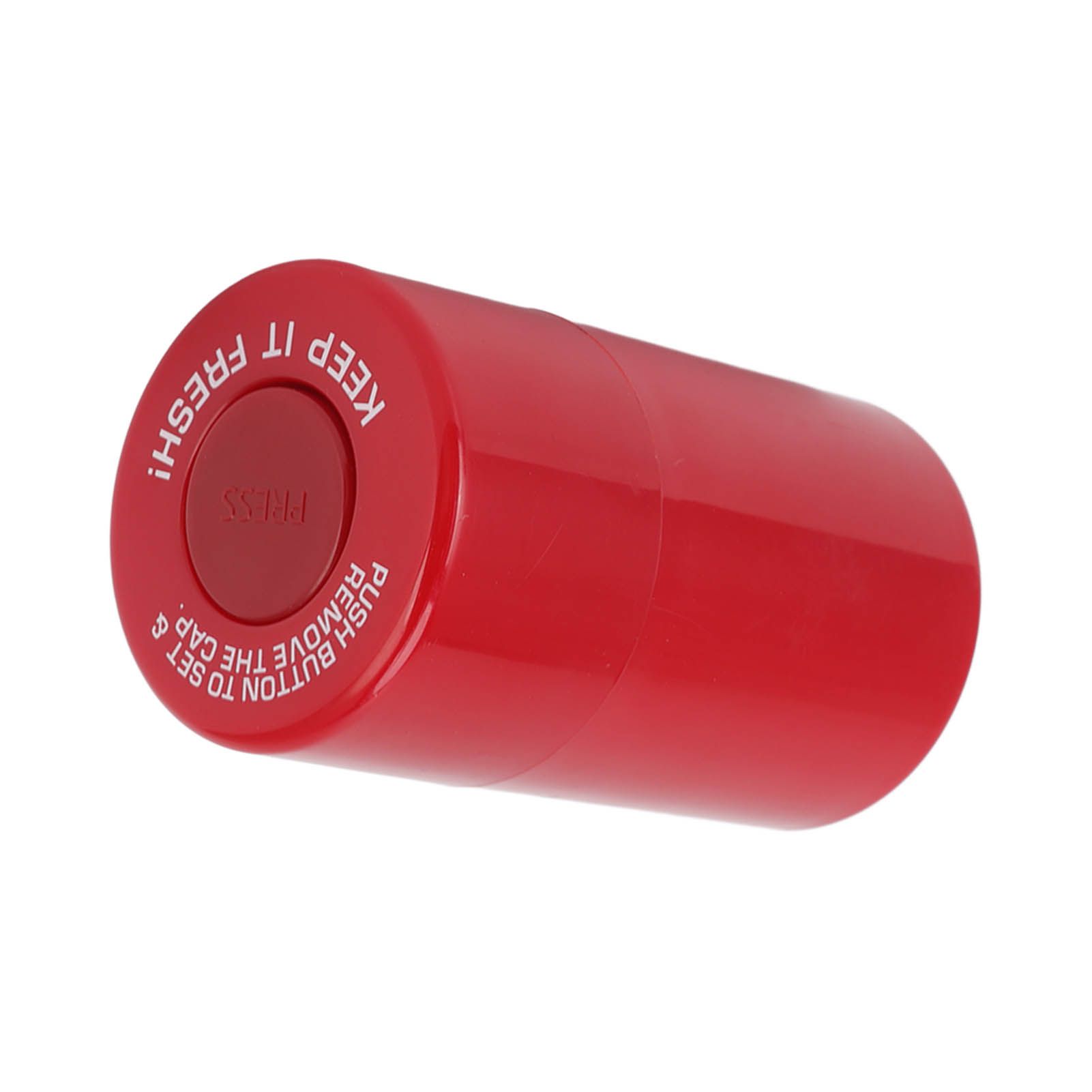 Round Plastic Airtight Stash Jar Smell Proof Tobacco Herb Storage Case Sealed Tank Container for Outdoor Travel Red - Image 8