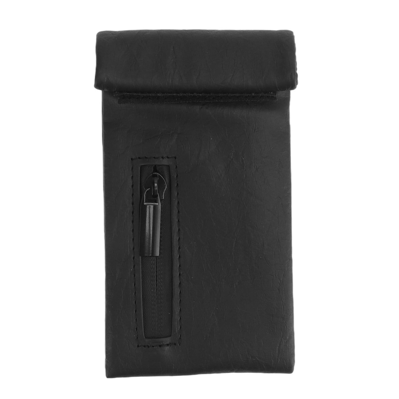 Smell Proof Bag PU Leather Waterproof Multipurpose Storage Bag for Outdoor Travel Trip Odor Proof Stash Bag - Image 1