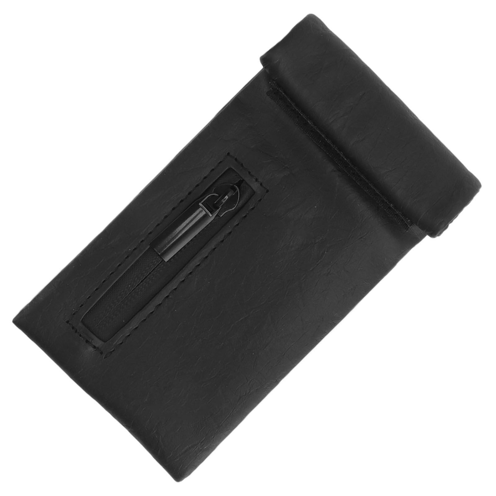 Smell Proof Bag PU Leather Waterproof Multipurpose Storage Bag for Outdoor Travel Trip Odor Proof Stash Bag - Image 8