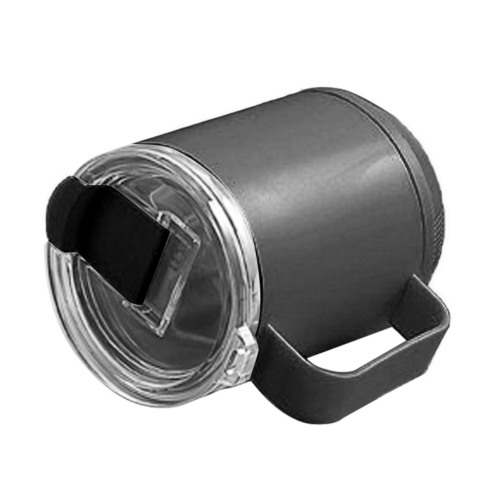 Coffee Mug 460ml 304 Stainless Steel Liner Leakproof Elegant Portable Mug for Outdoor Activities Black - Image 3