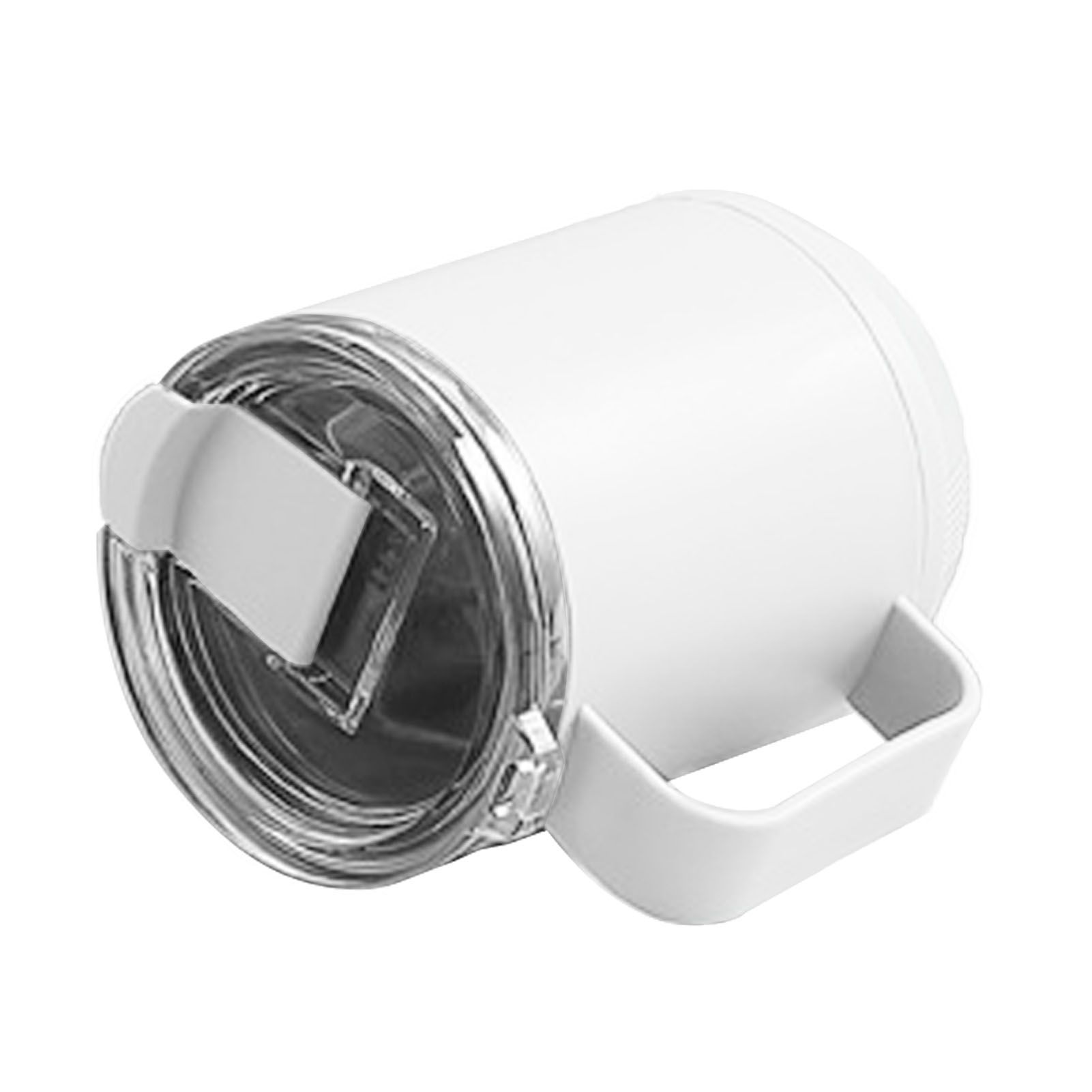 Coffee Mug 460ml 304 Stainless Steel Liner Leakproof Elegant Portable Mug for Outdoor Activities White - Image 4