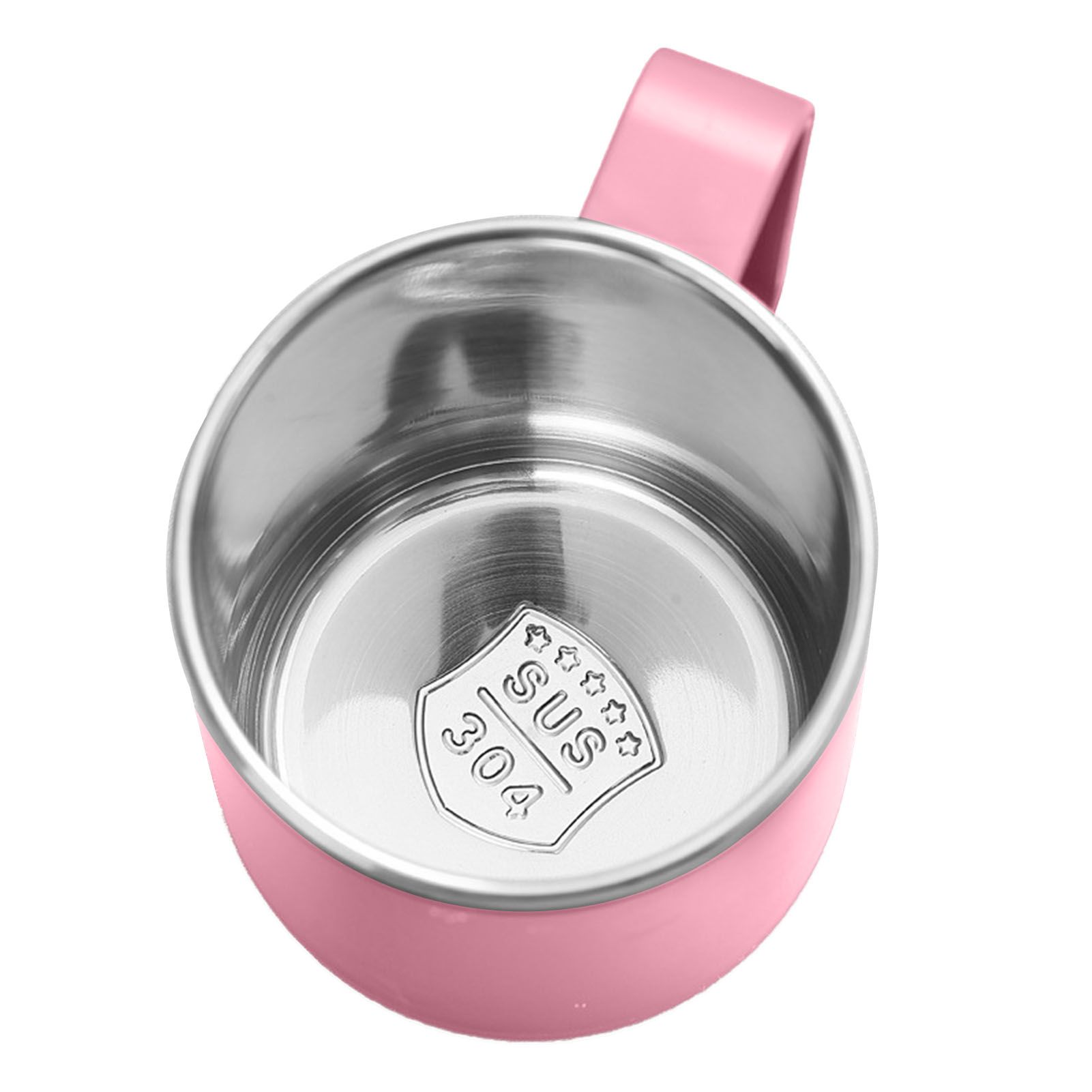 Coffee Mug 460ml 304 Stainless Steel Liner Leakproof Elegant Portable Mug for Outdoor Activities Pink - Image 4