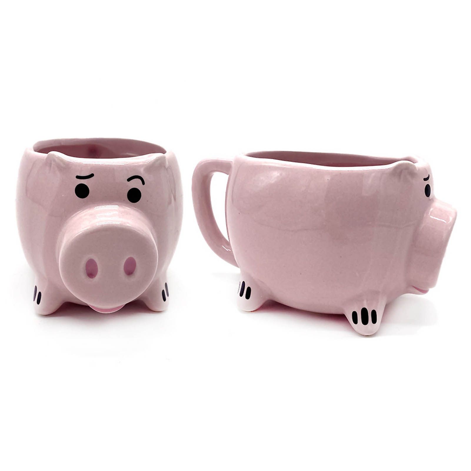 3D Pig Coffee Mug Novelty Pink Cute Pig Ceramic Coffee Tea Mug Funny Porcelain Water Cup for Home Indoor - Image 7