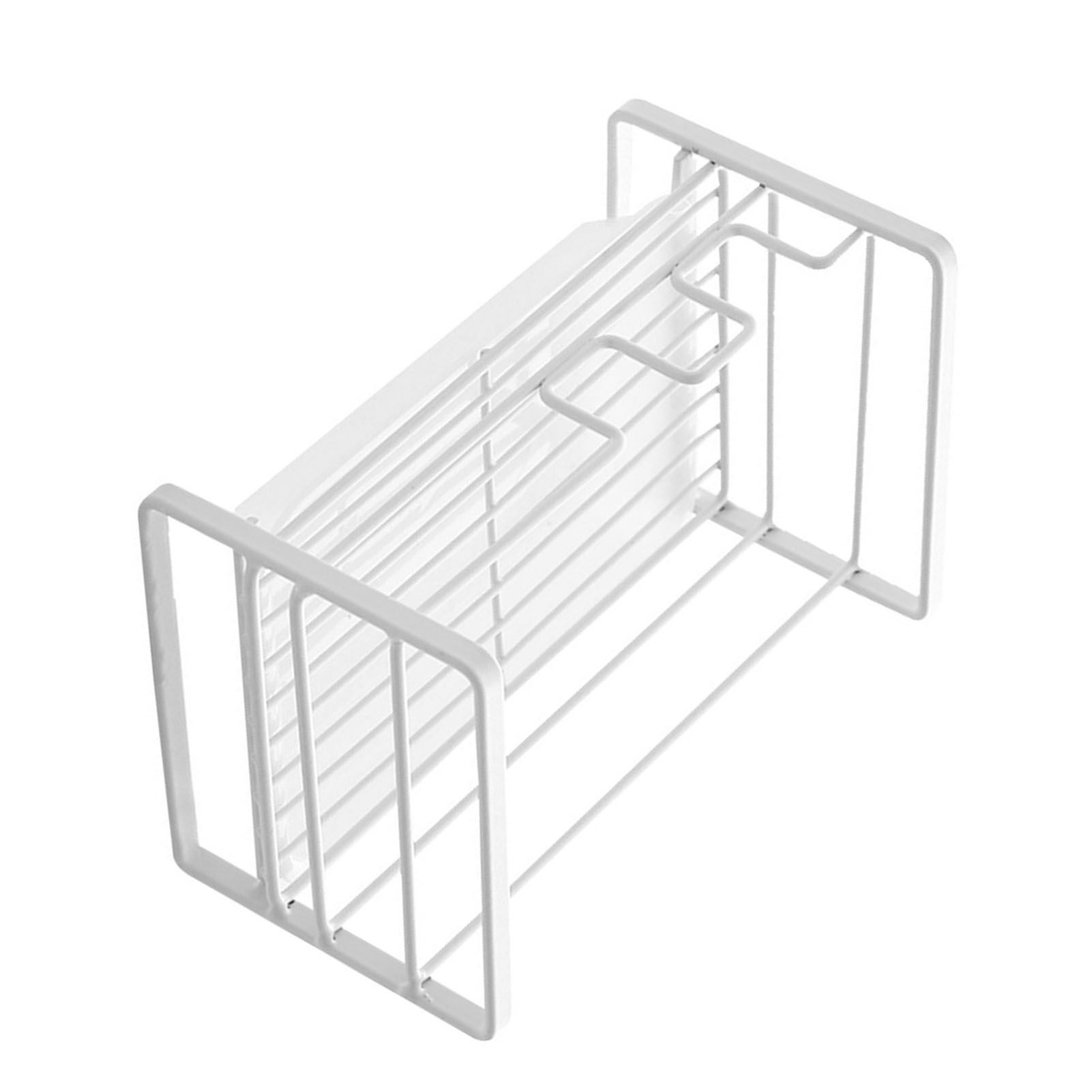 Sponge Storage Rack Matte White Compact Rust Prevention Sponge Drainer Rack Kitchen Drying Rack for Shower Room - Image 3