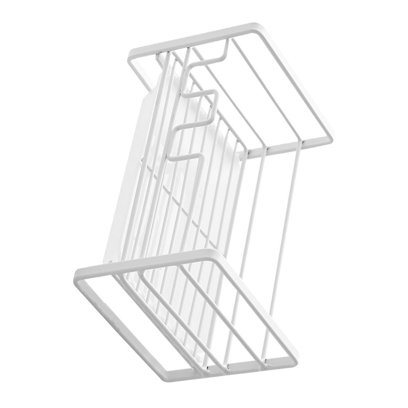 Sponge Storage Rack Matte White Compact Rust Prevention Sponge Drainer Rack Kitchen Drying Rack for Shower Room - Image 4