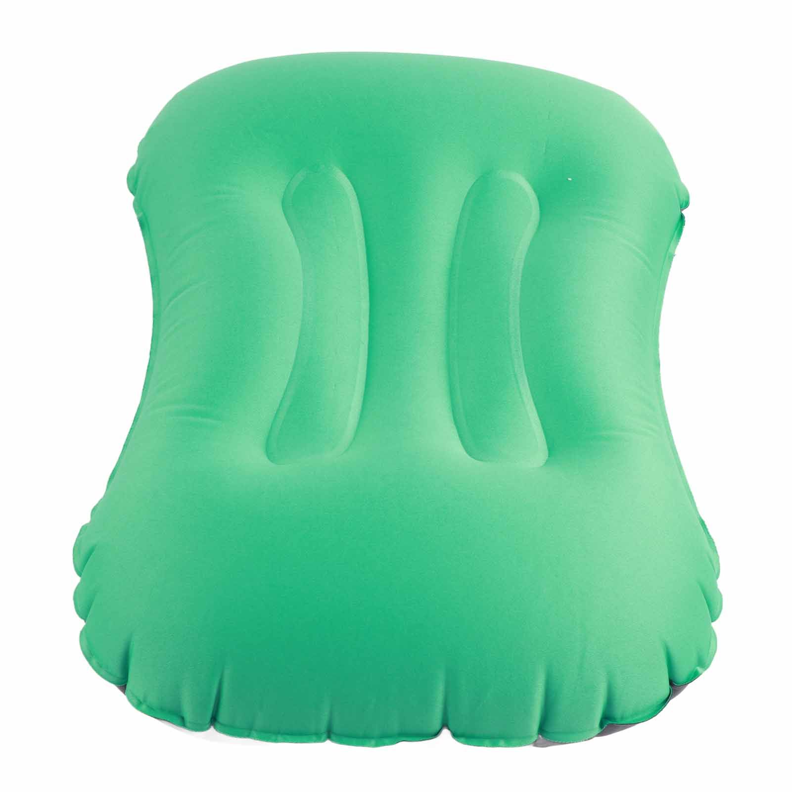 Inflatable Pillow Curved Structure Self Inflating Foldable Portable Inflatable Camping Travel Pillow for Indoor Outdoor - Image 4
