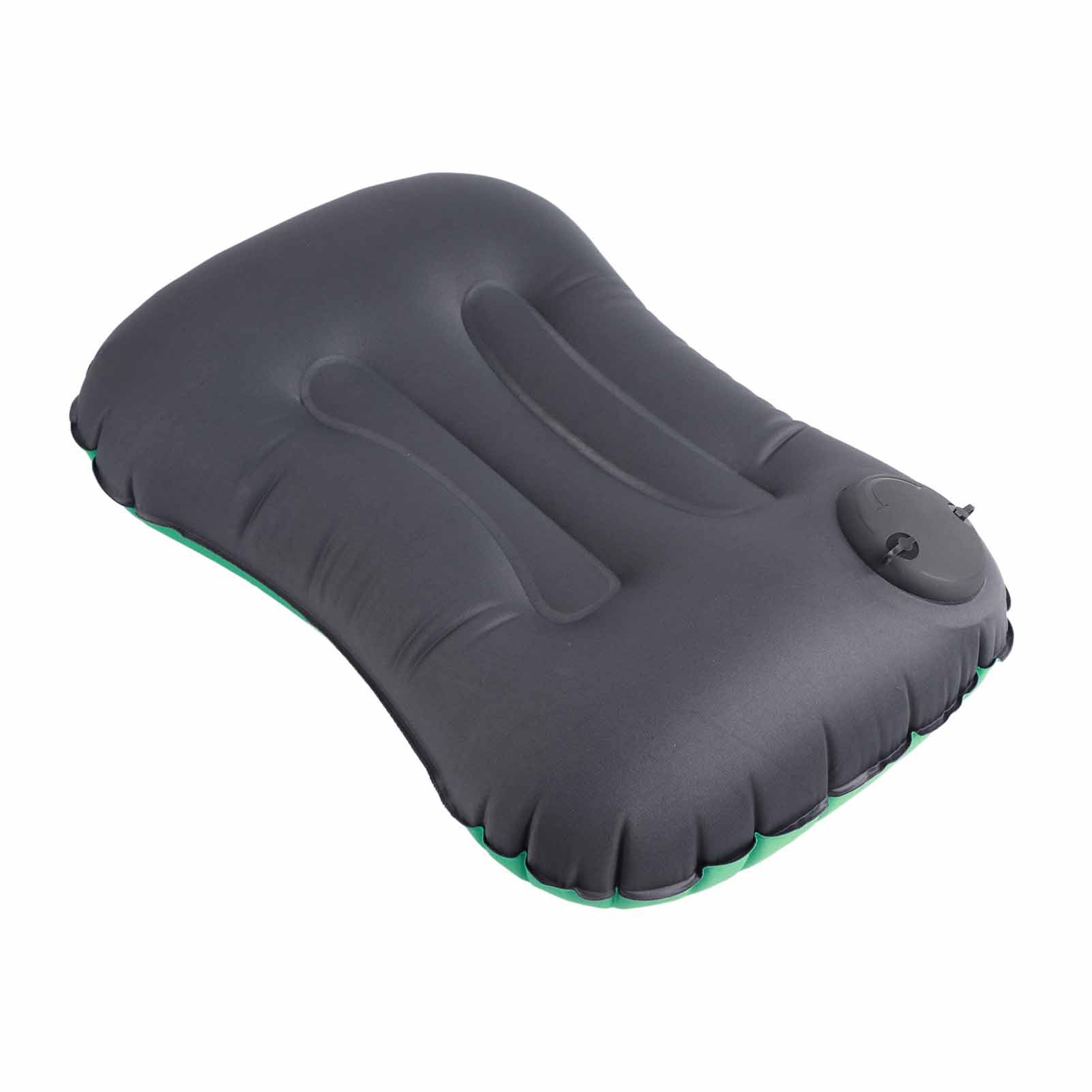Inflatable Pillow Curved Structure Self Inflating Foldable Portable Inflatable Camping Travel Pillow for Indoor Outdoor - Image 8