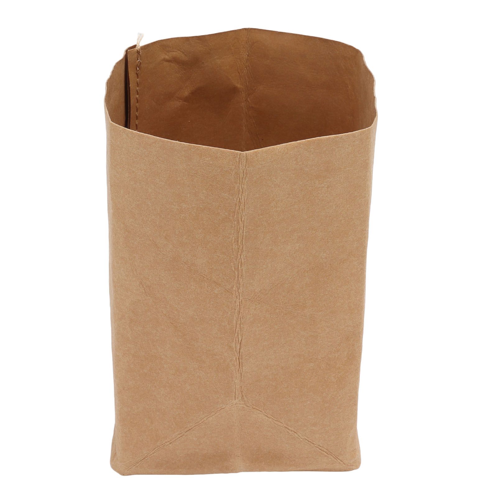 Washed Kraft Paper Bag Waterproof Flowerpot Food Storage Bag for Holding Food Fruits Vegetables Household Sundries L - Image 7