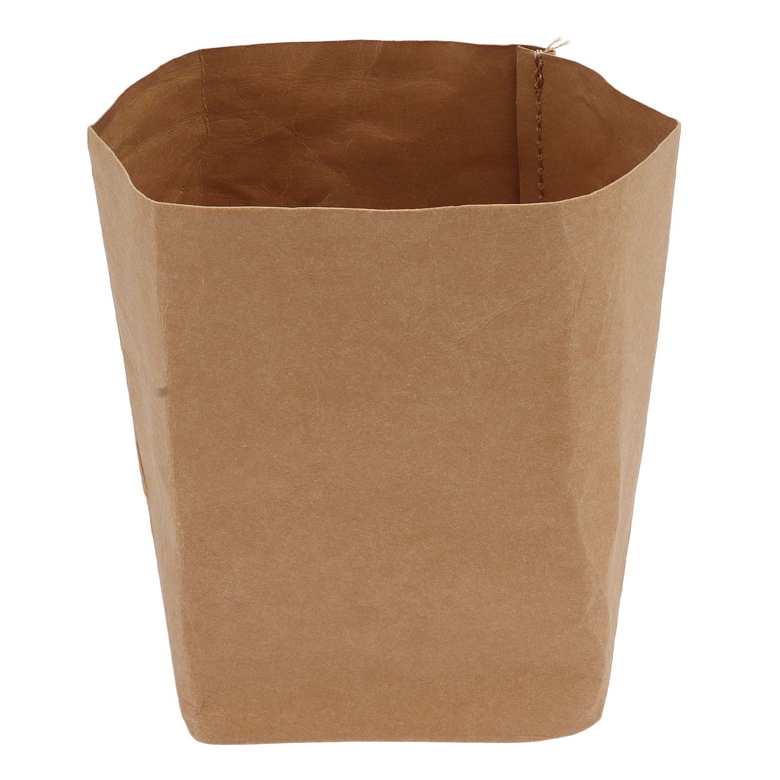 Washed Kraft Paper Bag Waterproof Flowerpot Food Storage Bag for Holding Food Fruits Vegetables Household Sundries XL - Image 1