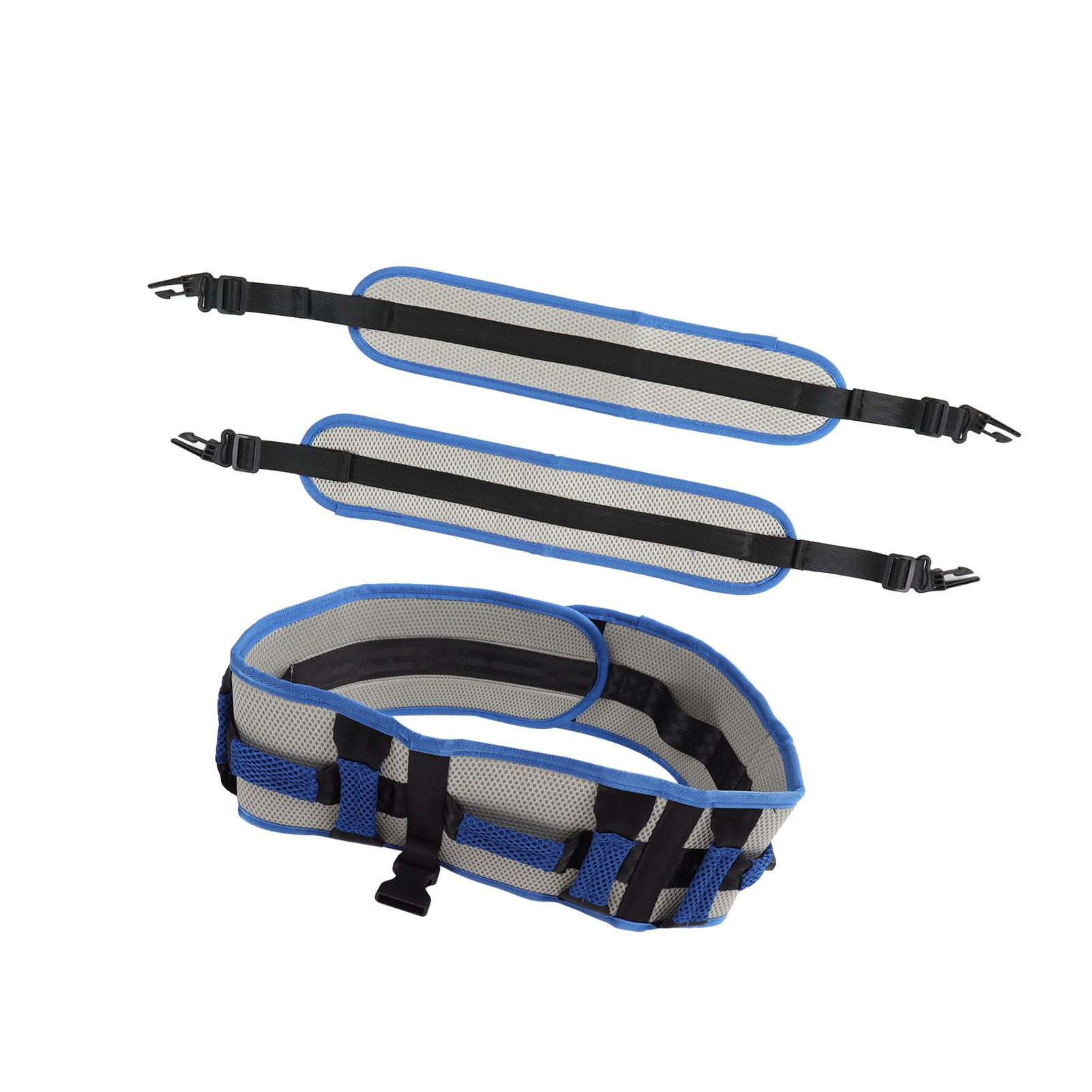 Transfer Belt Stable Support Uniform Force EVA Transfer and Walking Gait Belt with Leg Loops for Patients Elderly S - Image 3