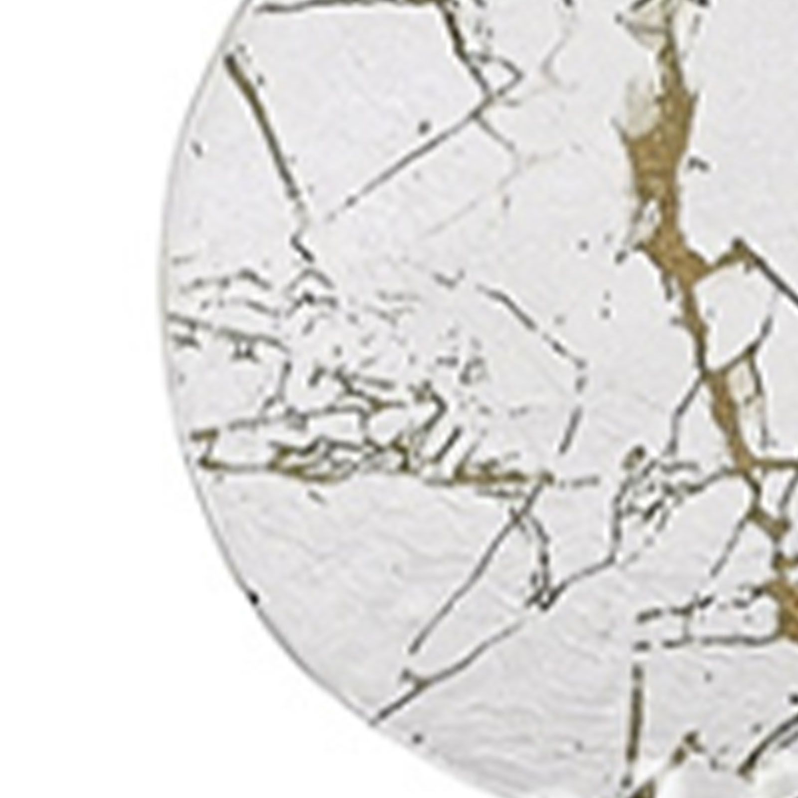 7PCS Drink Coaster Reversible Leather Round Platinum Marble Appearance 10cm Cup Mat for Home - Image 7