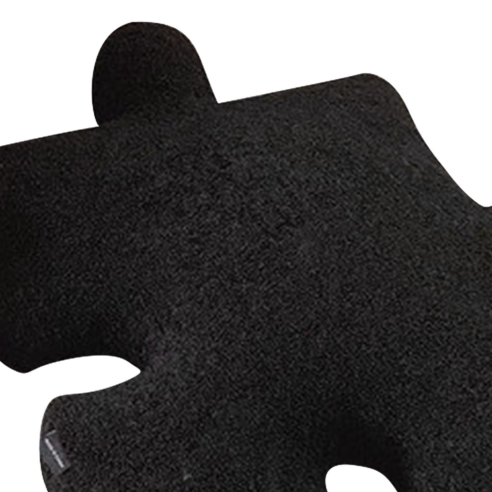 Plush Throw Pillow Ultra Soft Cushion Puzzle Special Shaped for Sofa Bed Window Home Decor Black - Image 7