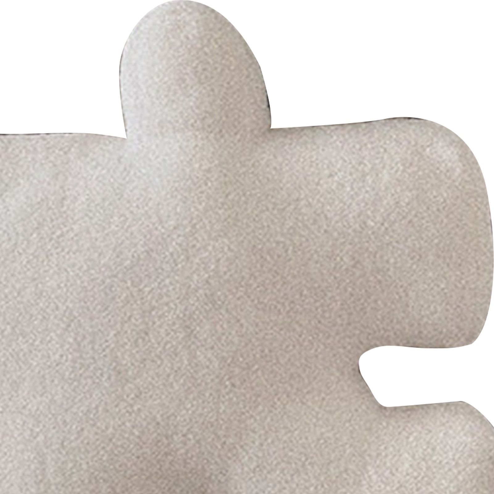Plush Throw Pillow Ultra Soft Cushion Puzzle Special Shaped for Sofa Bed Window Home Decor White - Image 8