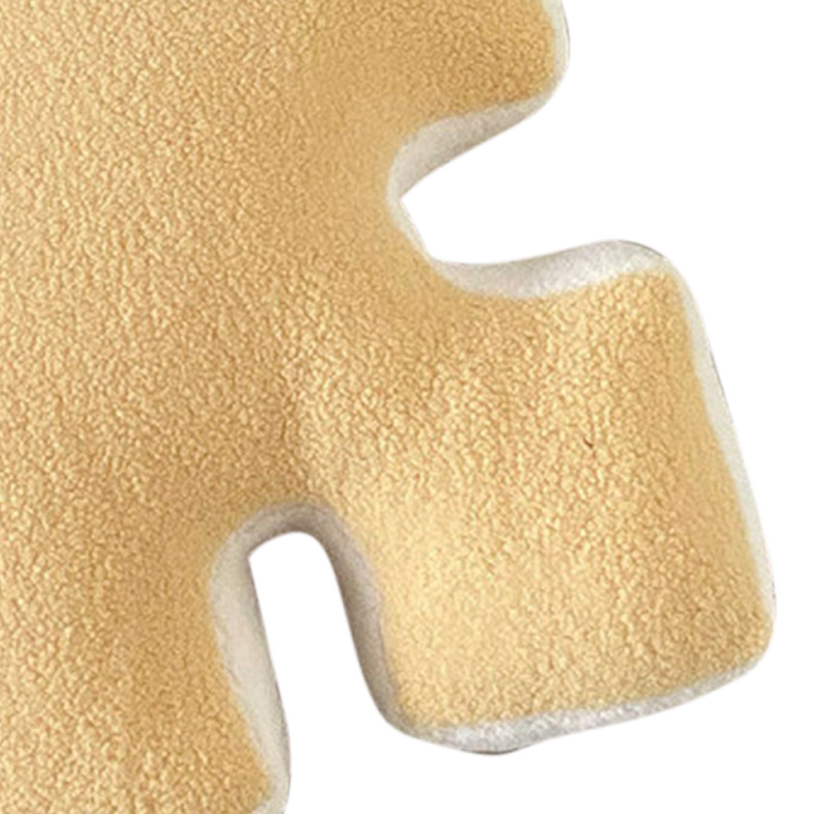 Plush Throw Pillow Ultra Soft Cushion Puzzle Special Shaped for Sofa Bed Window Home Decor Yellow - Image 7