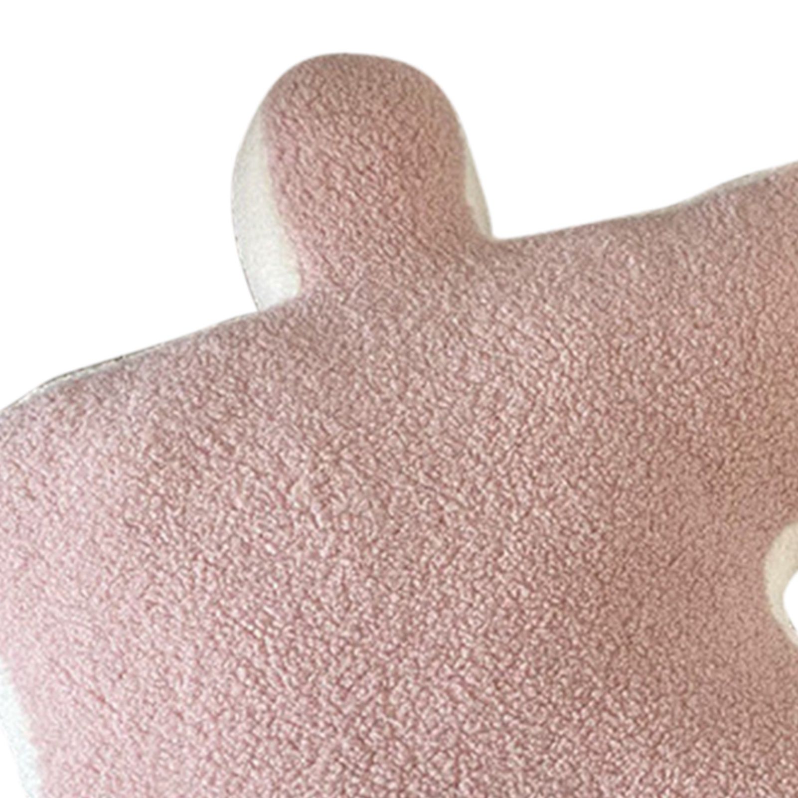 Plush Throw Pillow Ultra Soft Cushion Puzzle Special Shaped for Sofa Bed Window Home Decor Pink - Image 8