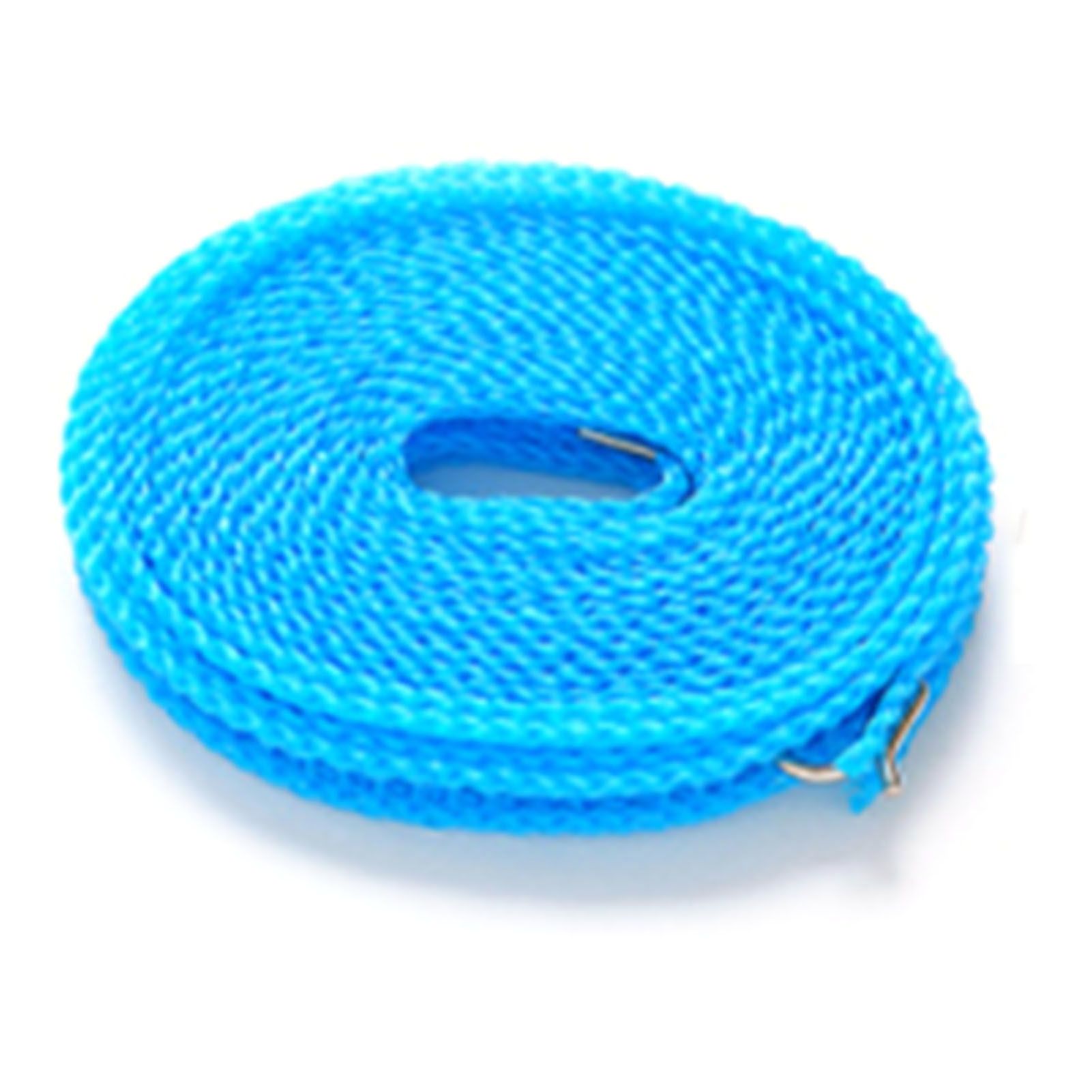 Clothesline 8 Meters Windproof Stable Load Bearing Nylon Material Punch Free Installation Laundry Rope for Indoor Outdoor Blue - Image 2