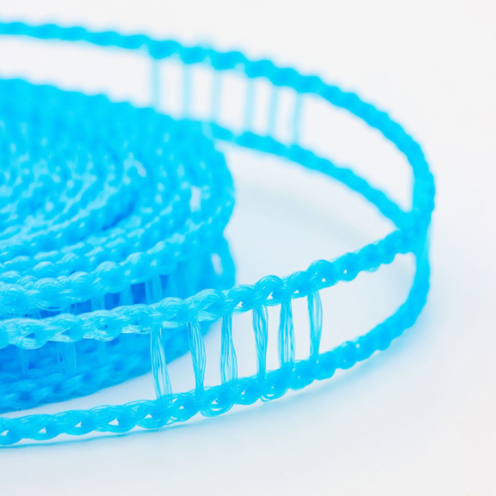 Clothesline 8 Meters Windproof Stable Load Bearing Nylon Material Punch Free Installation Laundry Rope for Indoor Outdoor Blue - Image 7